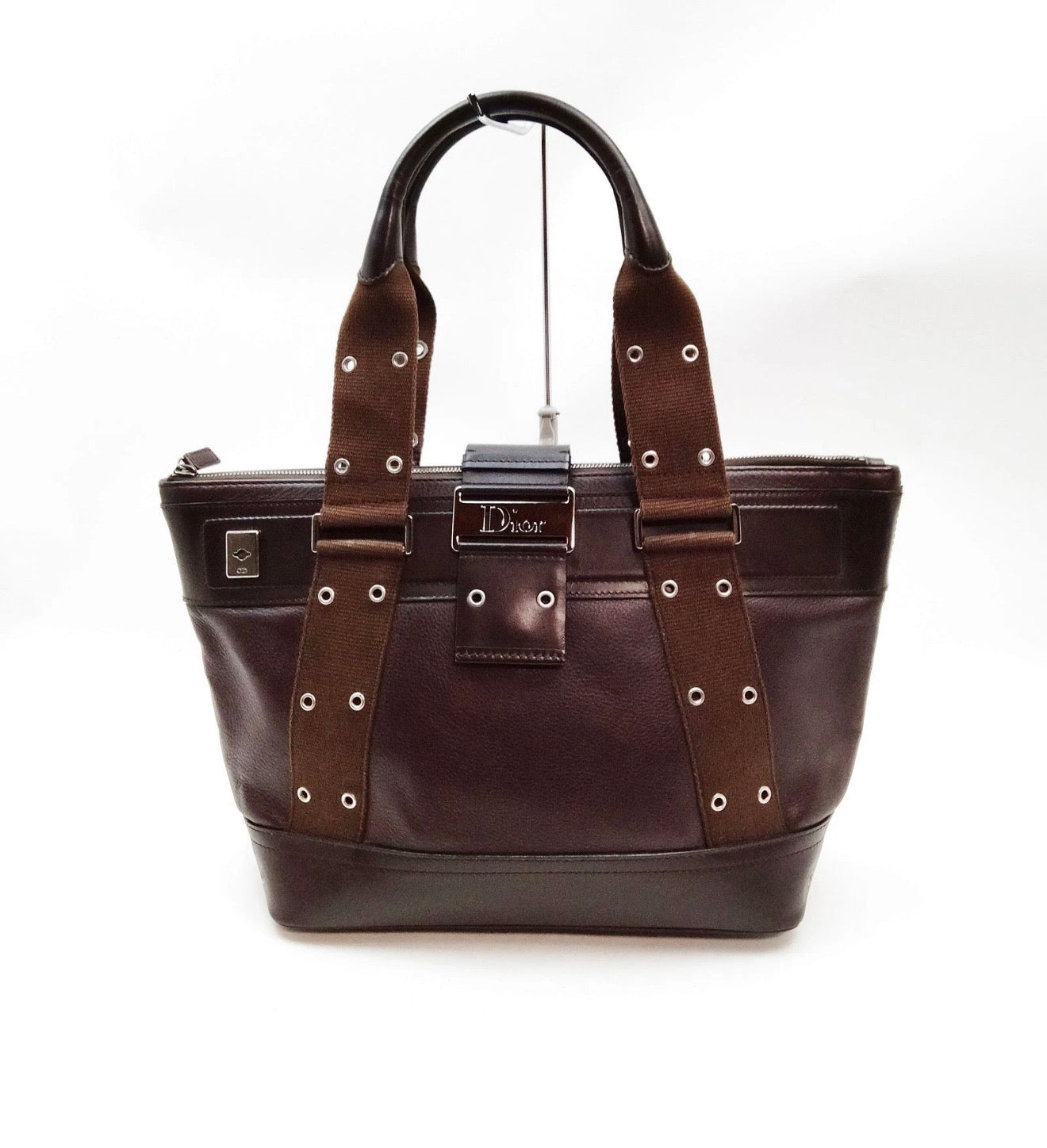 Christian Dior Leather Tote Bag – Brown