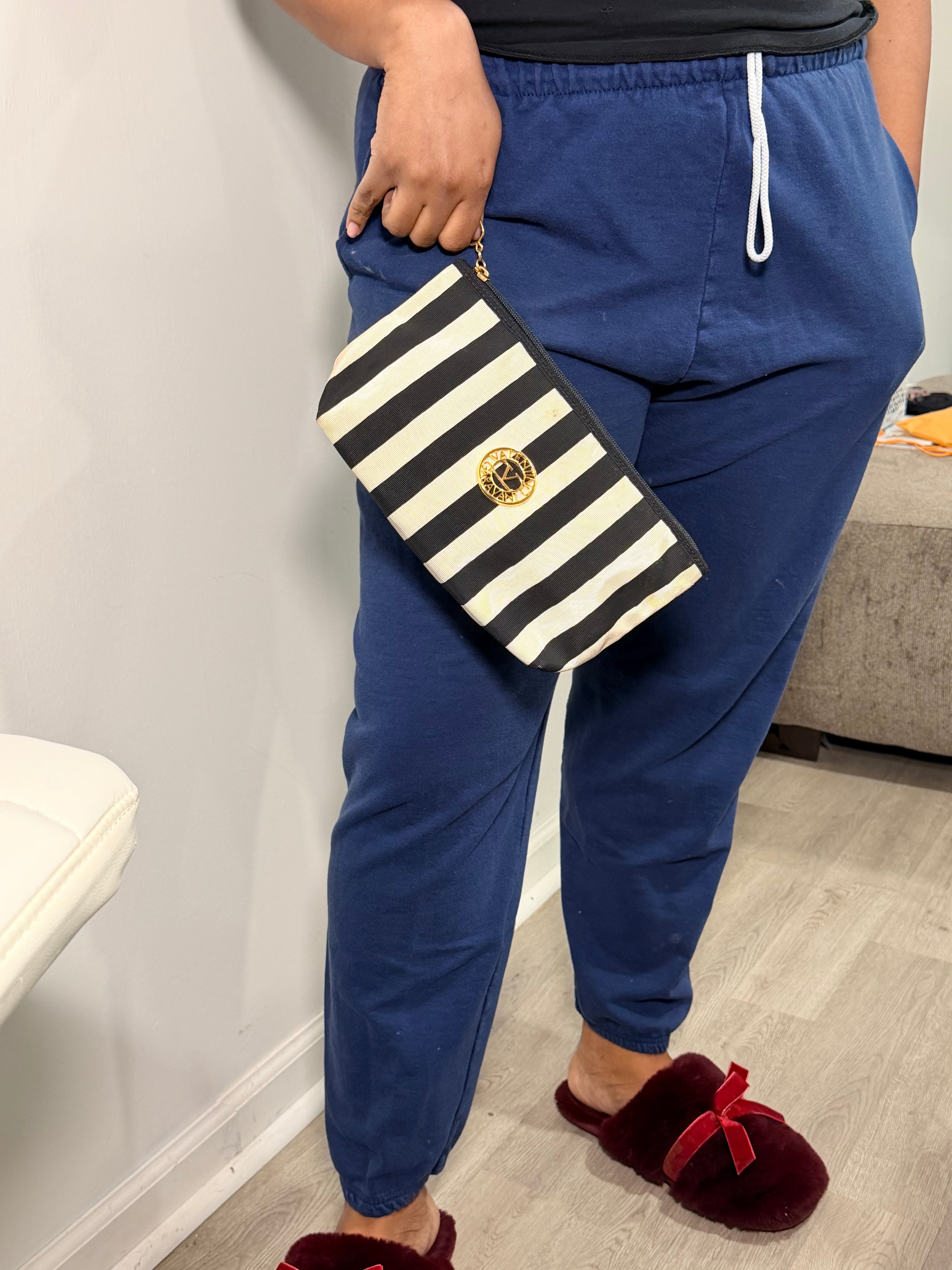 Valentino Garavani Striped Pouch