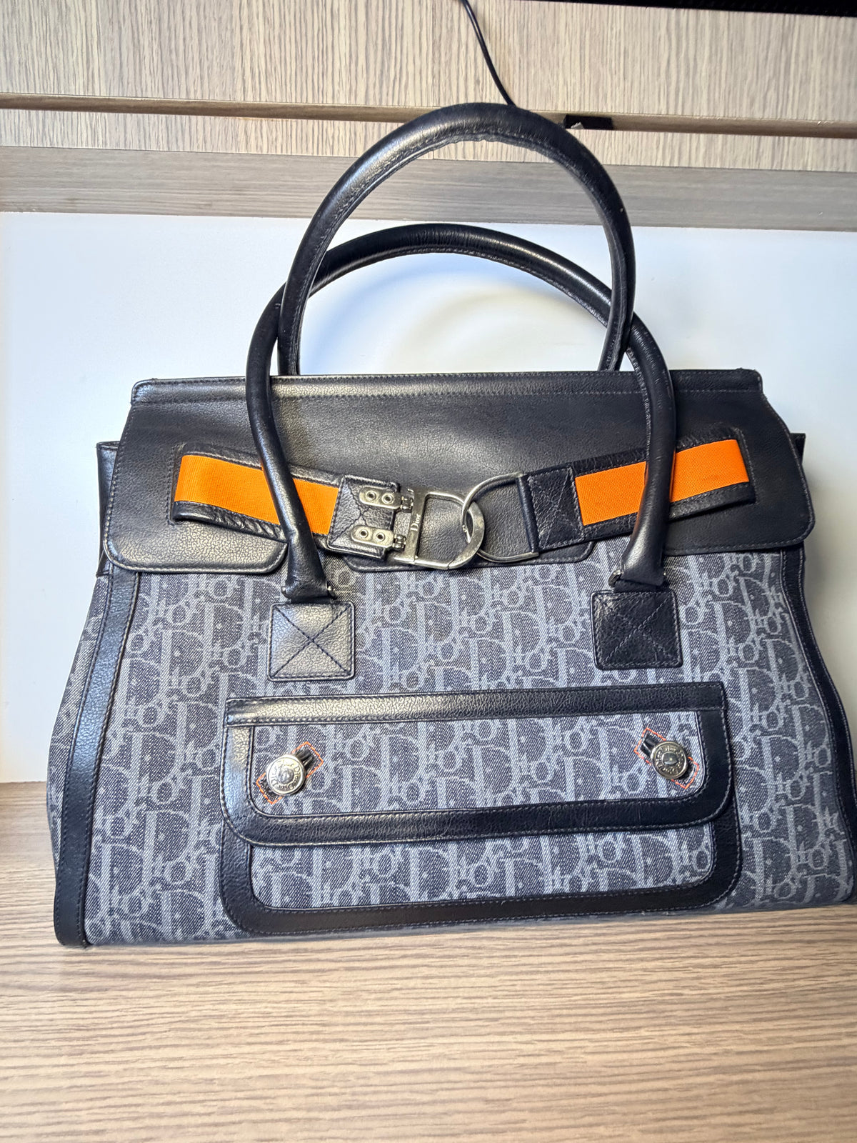 Christian Dior Diorissimo Flight Trotter Handbag – 2015 Raf Simons Collection