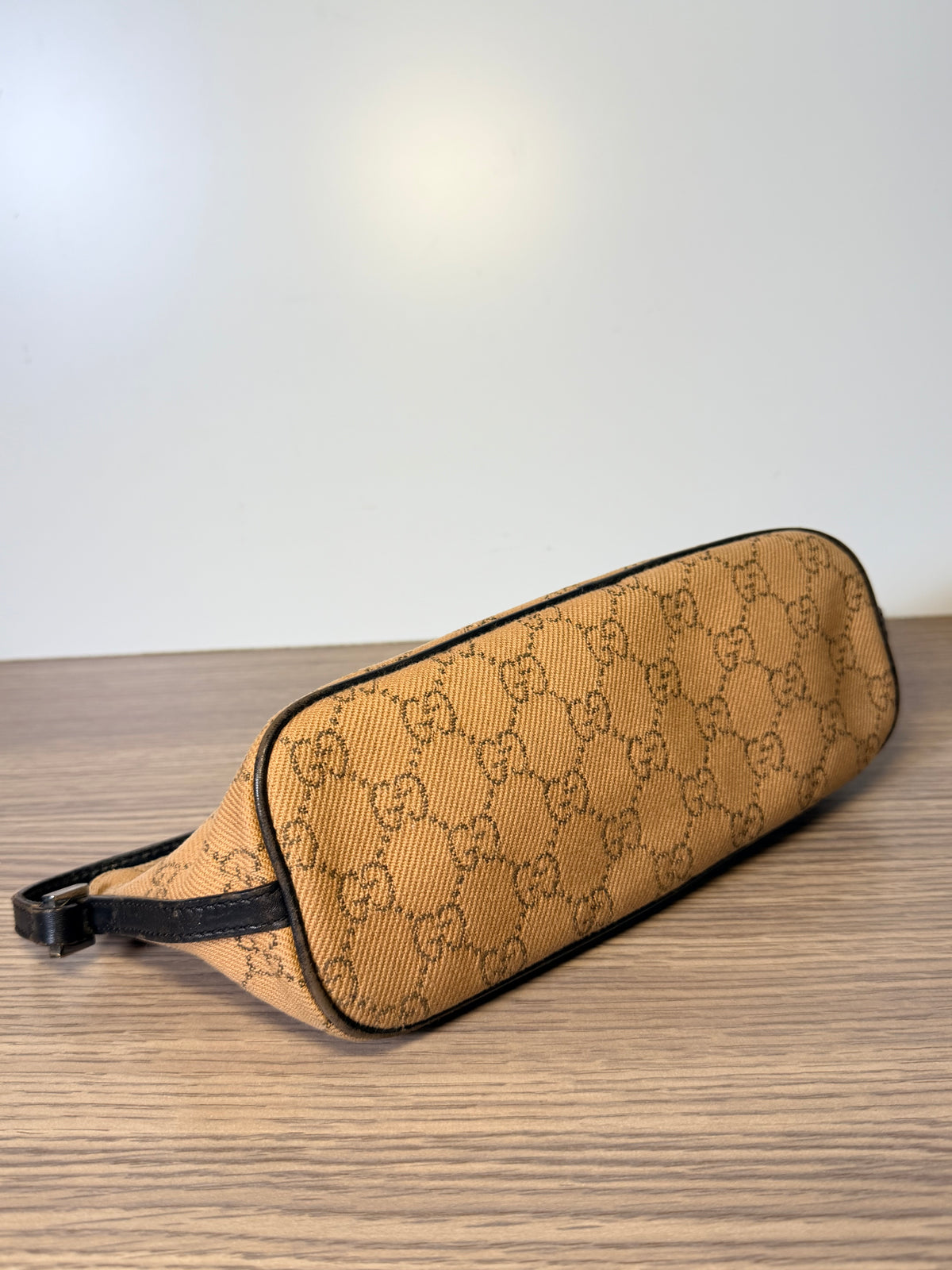 Gucci Vintage GG Monogram Mini Shoulder Bag – Tan & Brown