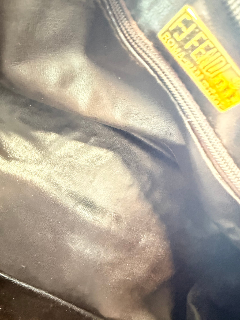 Fendi Zucca Triangle Tote Bag