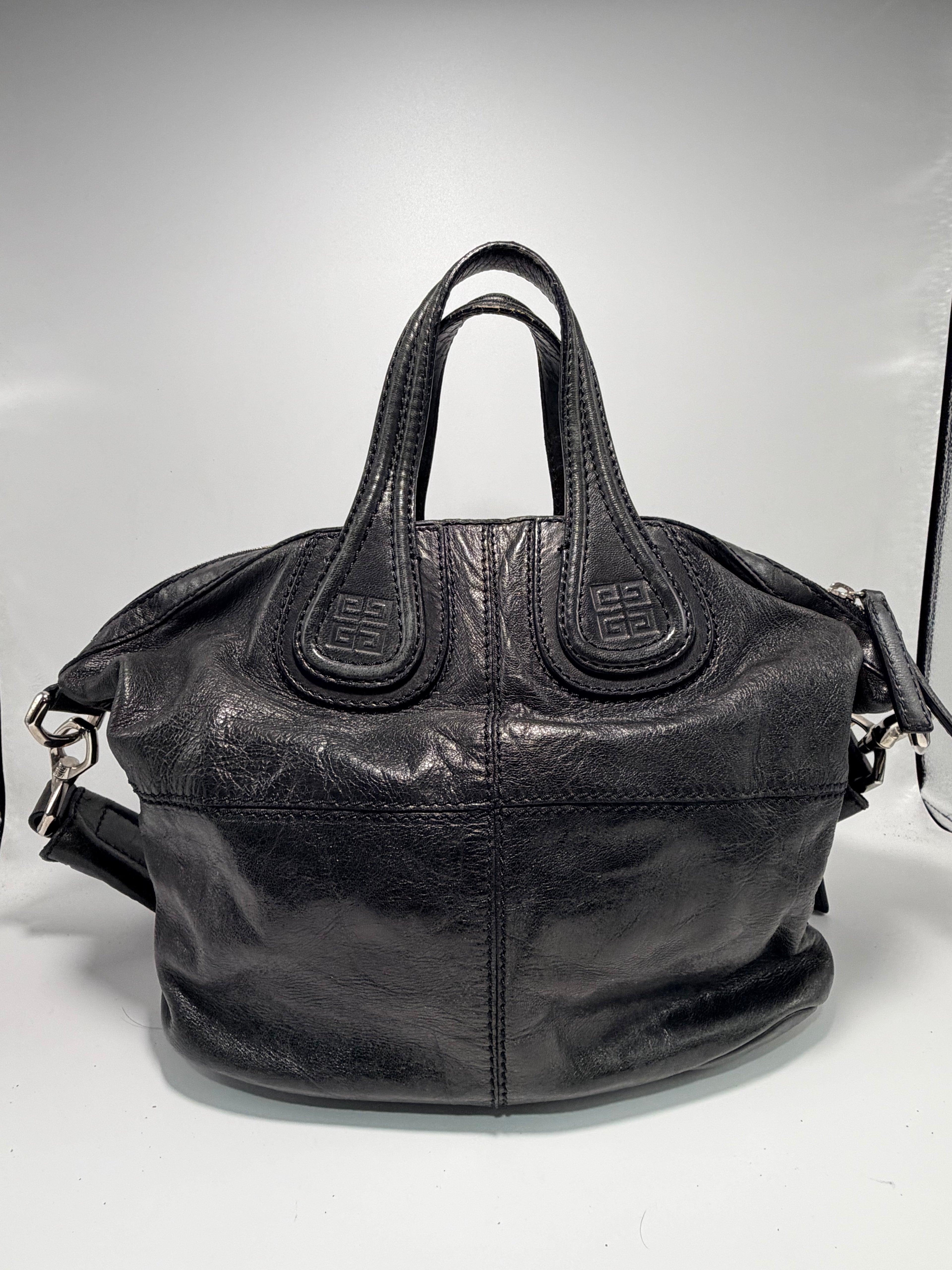 Givenchy Nightingale Small Leather Satchel