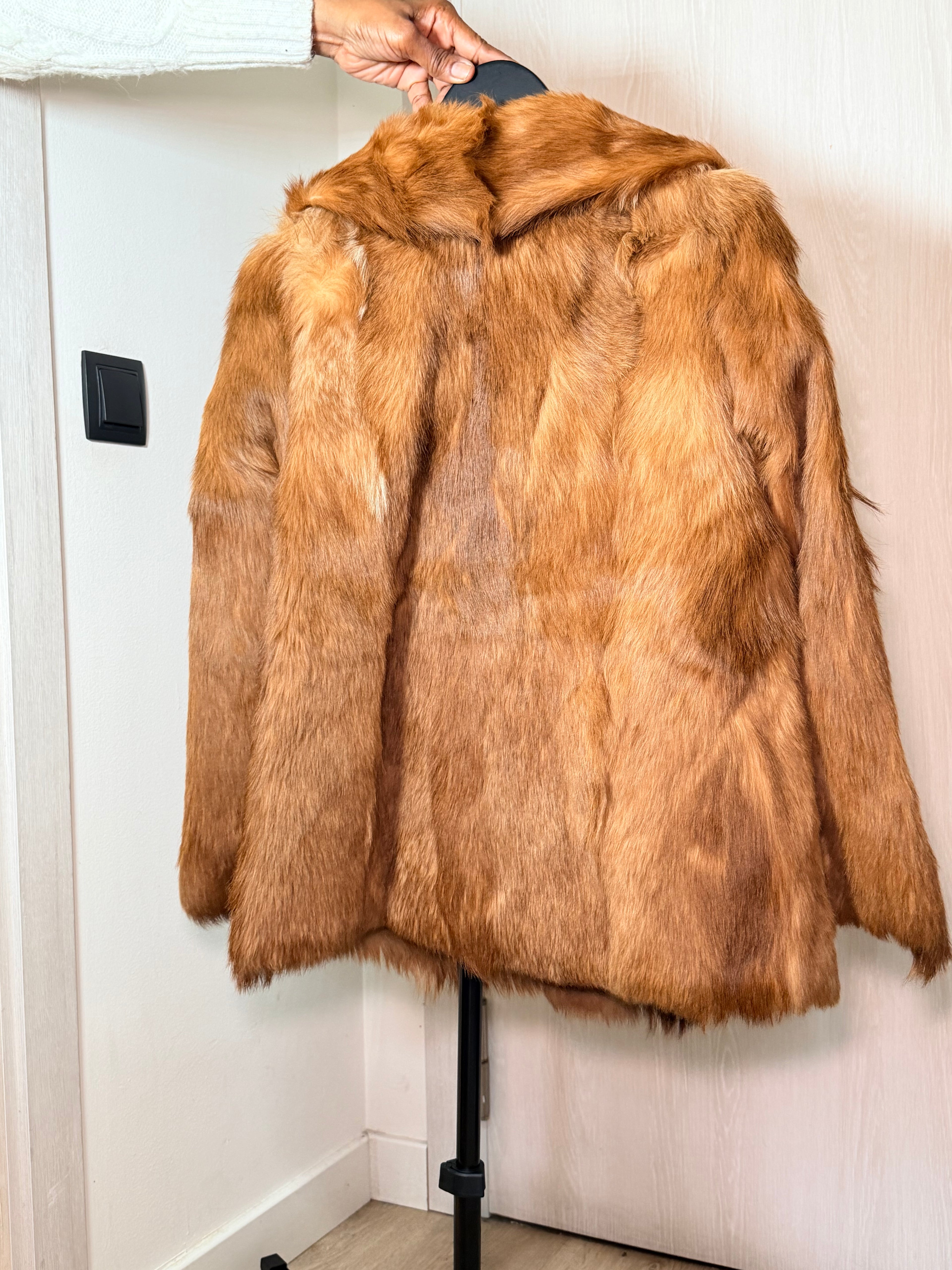 Vintage Sheared Mink Fur Coat (Brown) – Small/Medium
