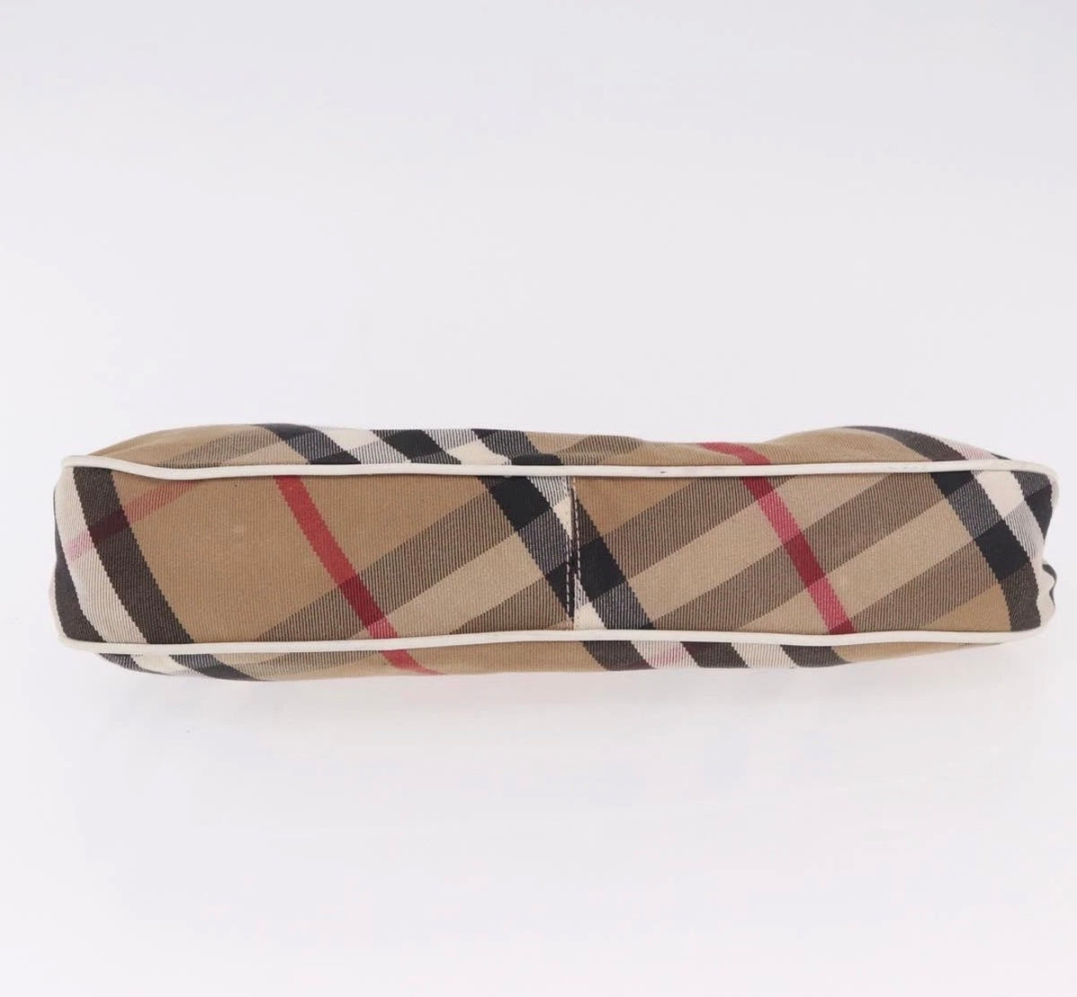 Burberry Nova Check Metal Handle Clutch