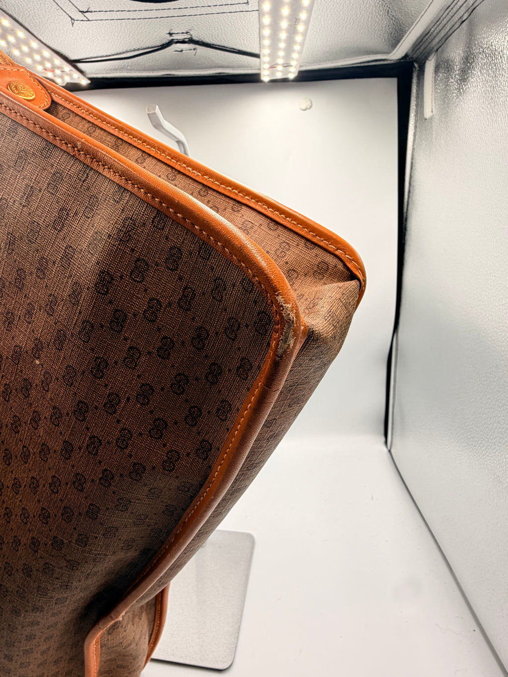 Gucci Micro GG Portfolio Clutch/ Briefcase