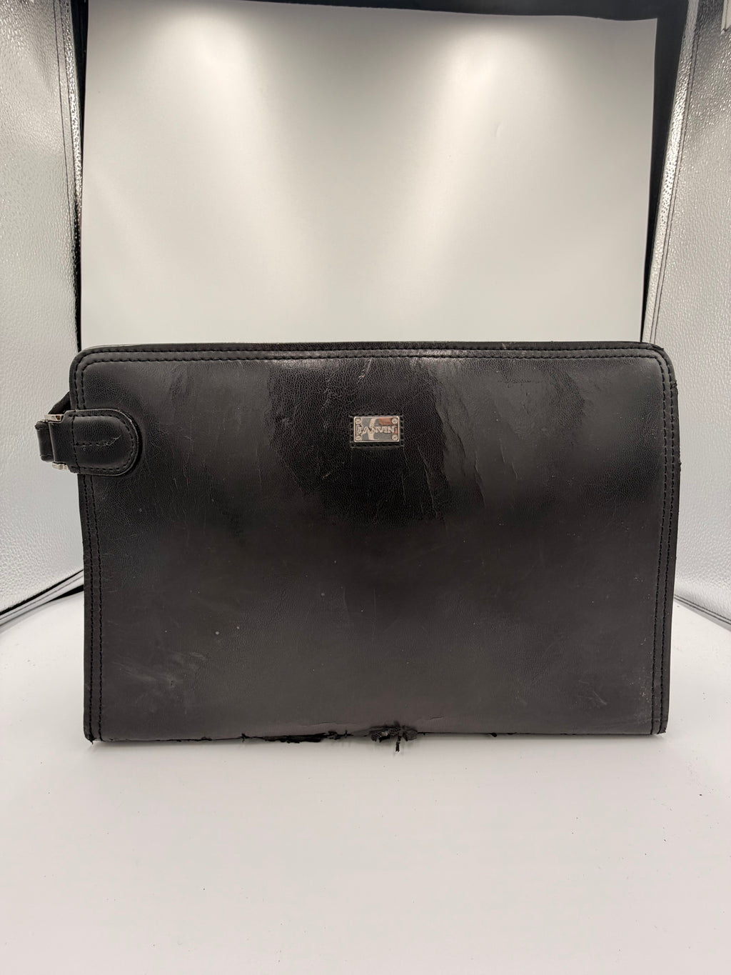 Lanvin Leather Clutch / Document Case