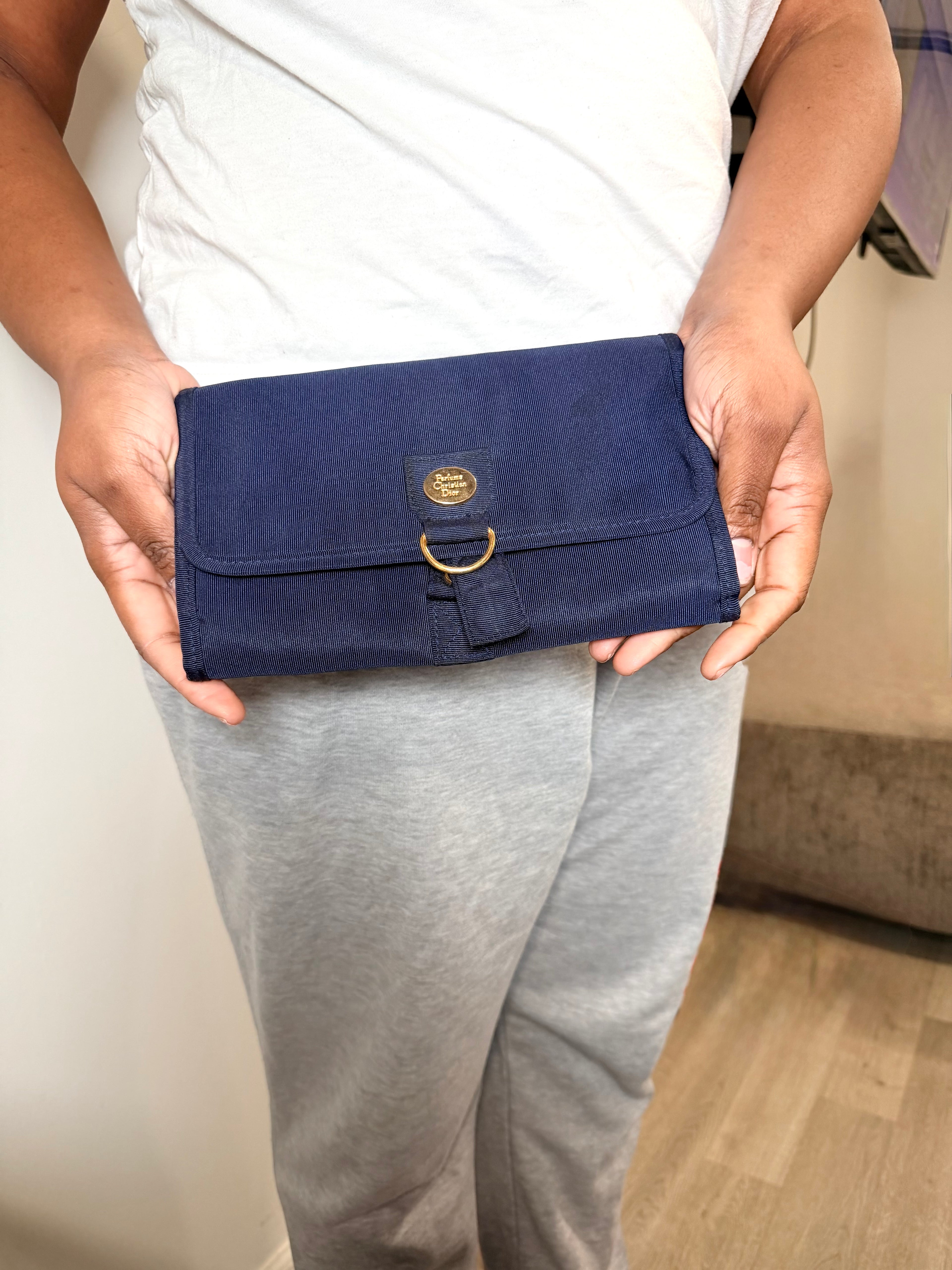 Christian Dior Vintage Perfume Toiletry Travel Bag