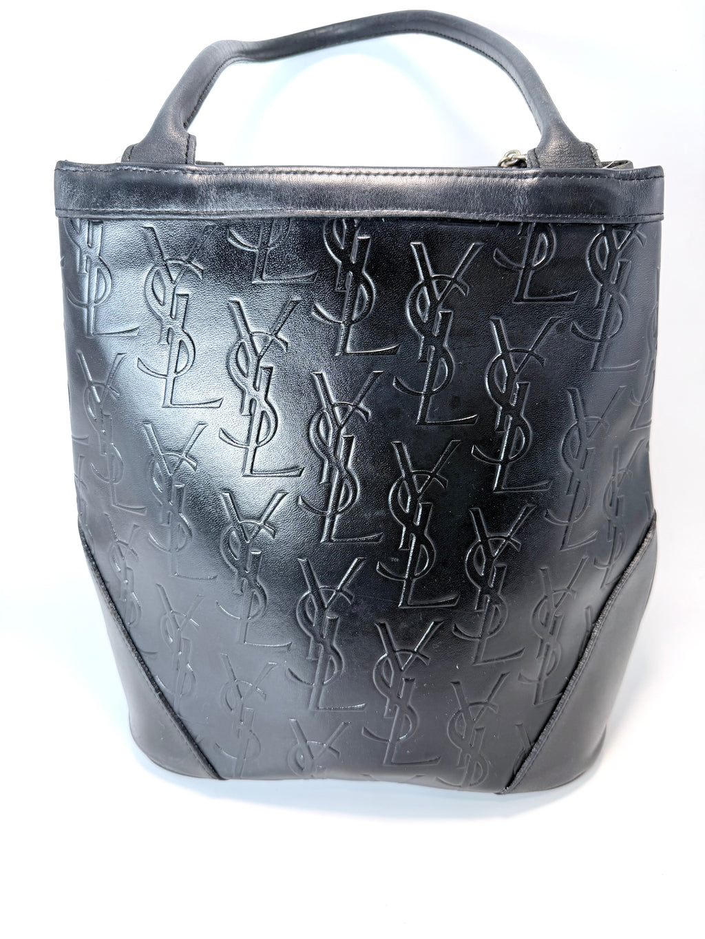 Yves Saint Laurent (YSL) Embossed Leather Shoulder Bag