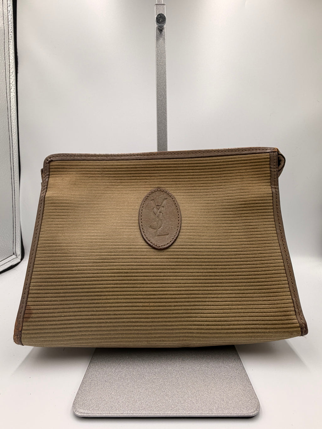 Yves Saint Laurent Canvas Clutch / Pouch