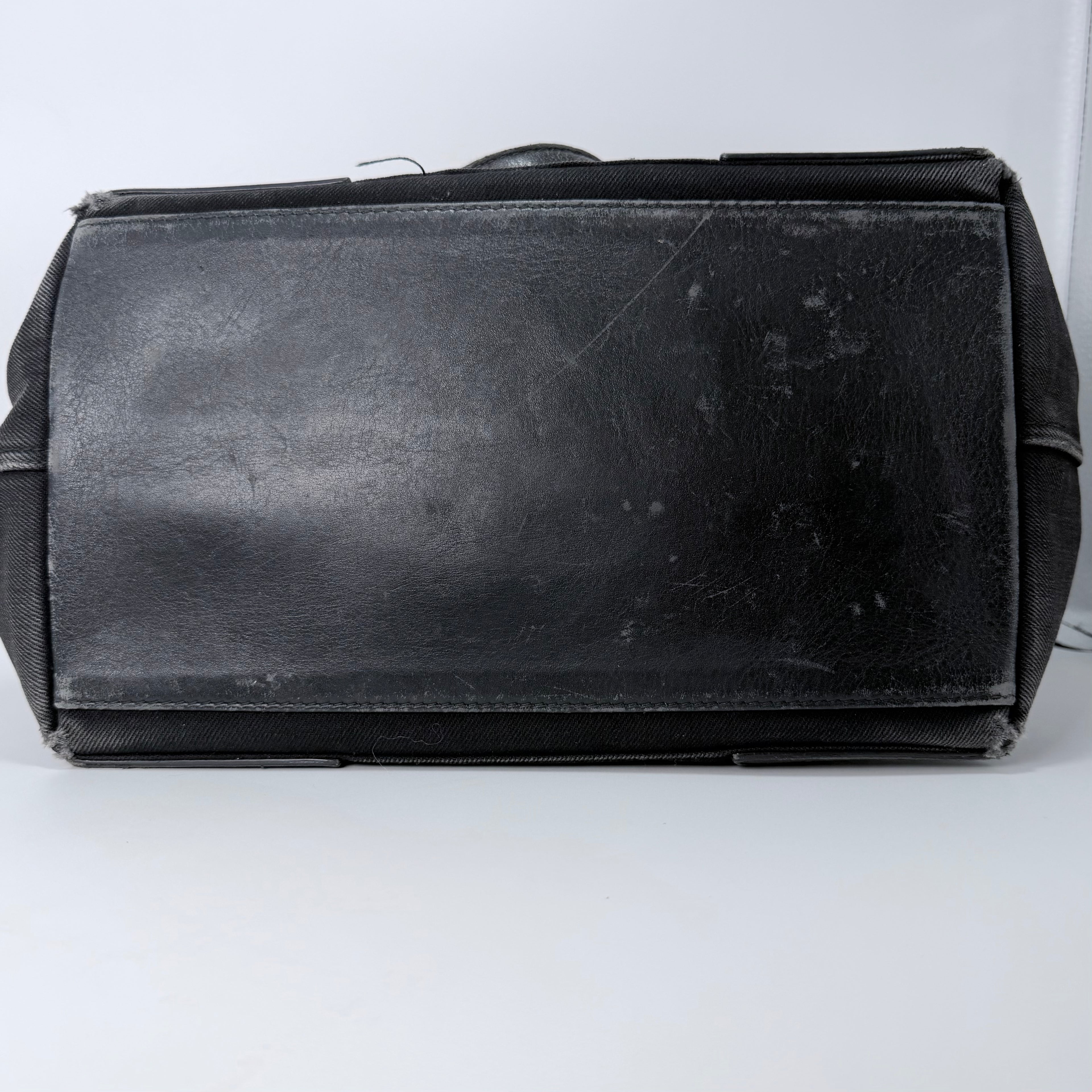 Balenciaga Black Canvas Tote