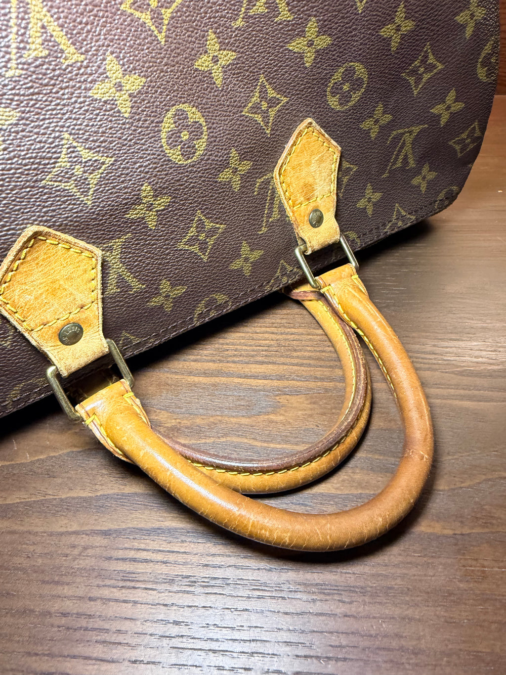 Louis Vuitton Monogram Speedy 35 with Lock