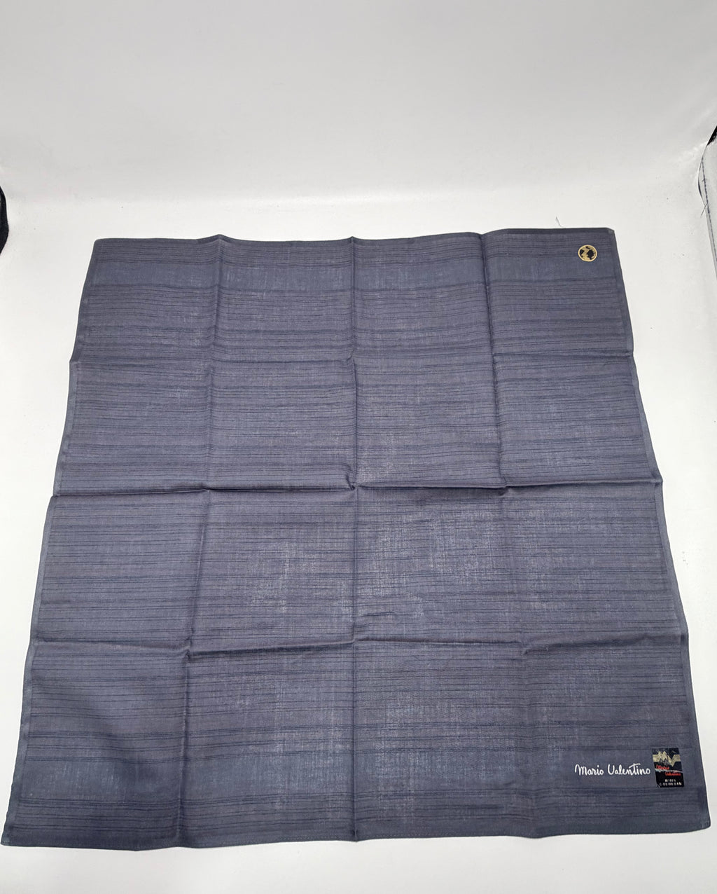 Vintage Mario Valentino Fine Cotton Handkerchief