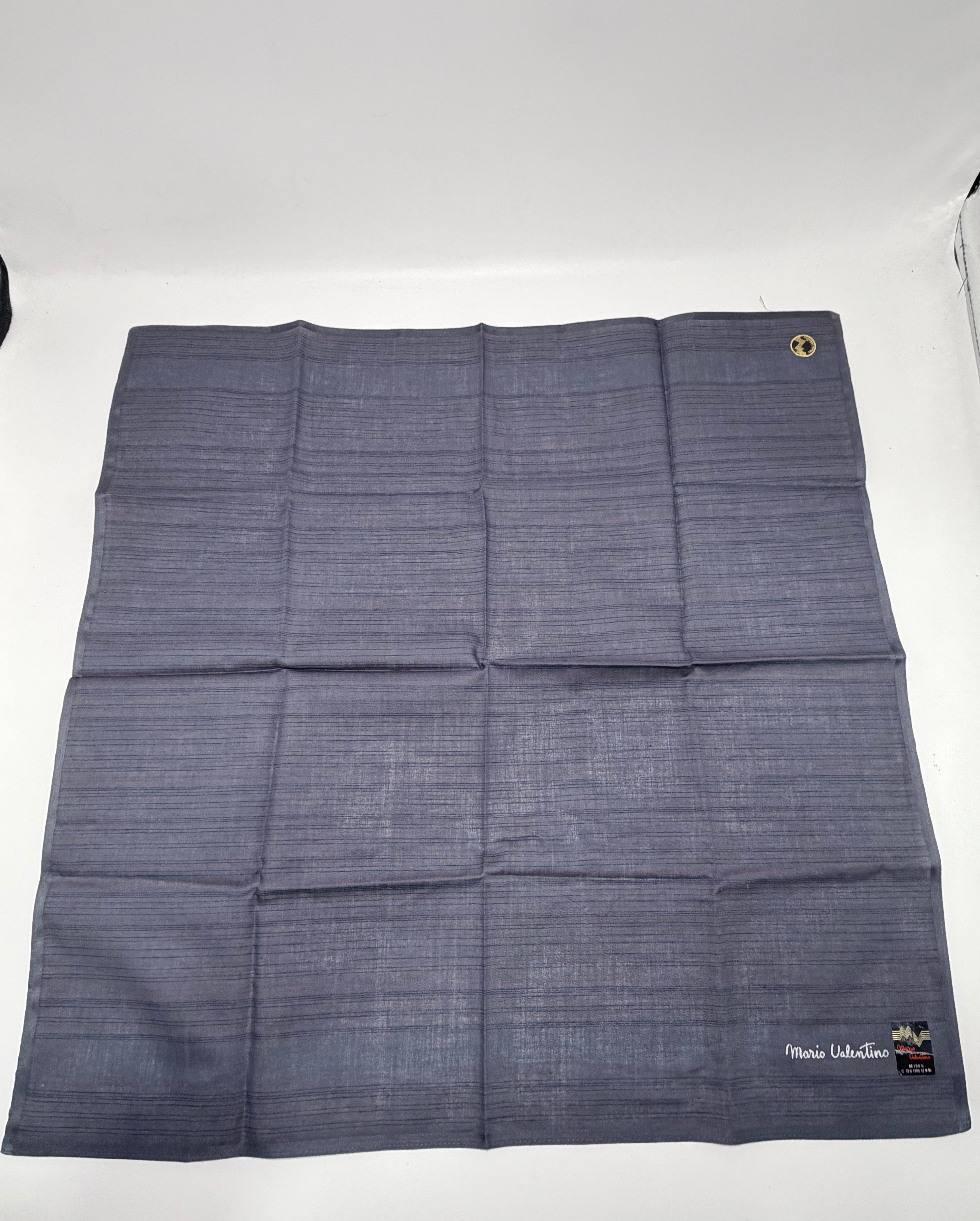 Vintage Mario Valentino Fine Cotton Handkerchief