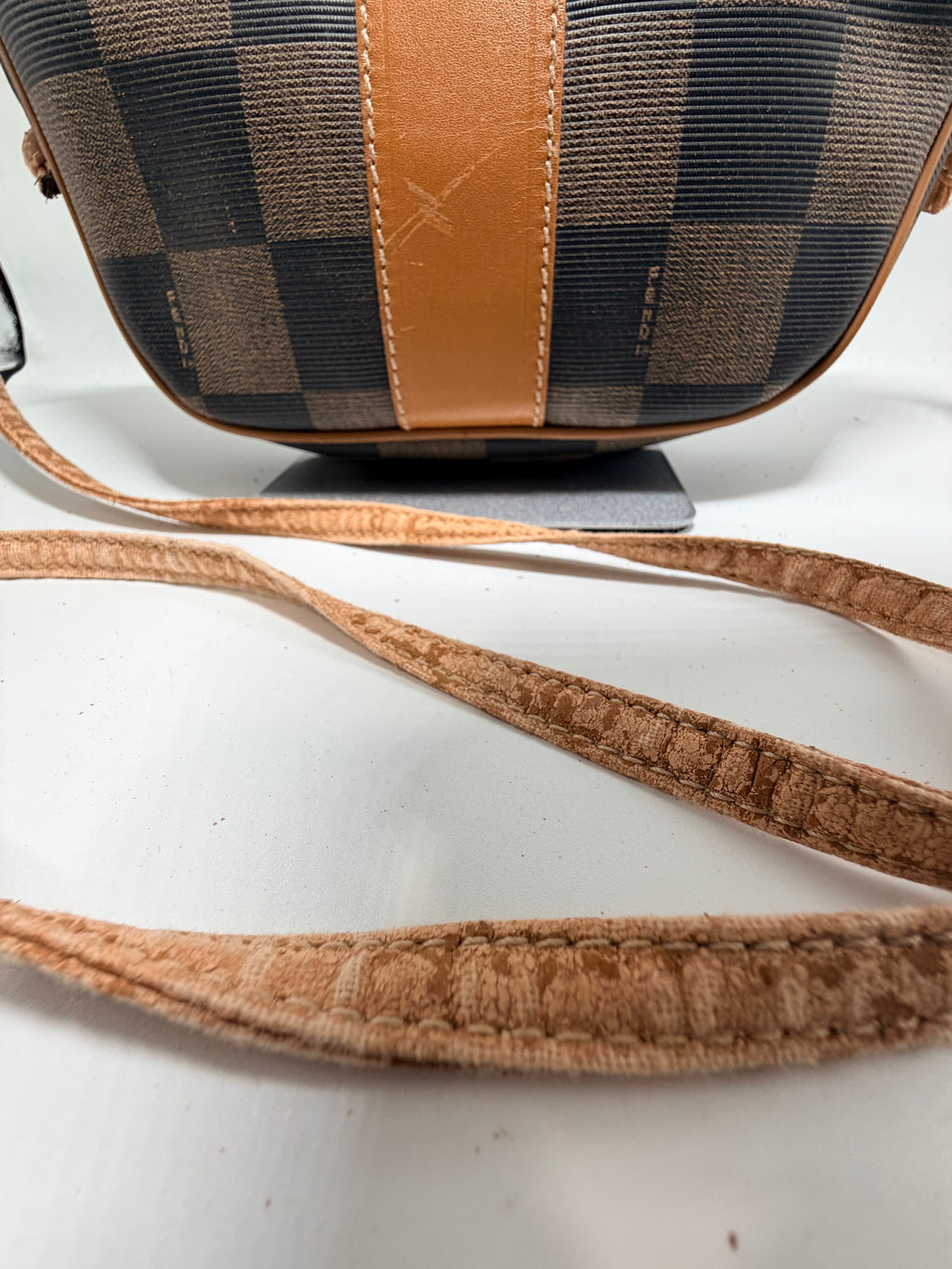 Fendi Zucca Crossbody Bag – Brown Tobacco