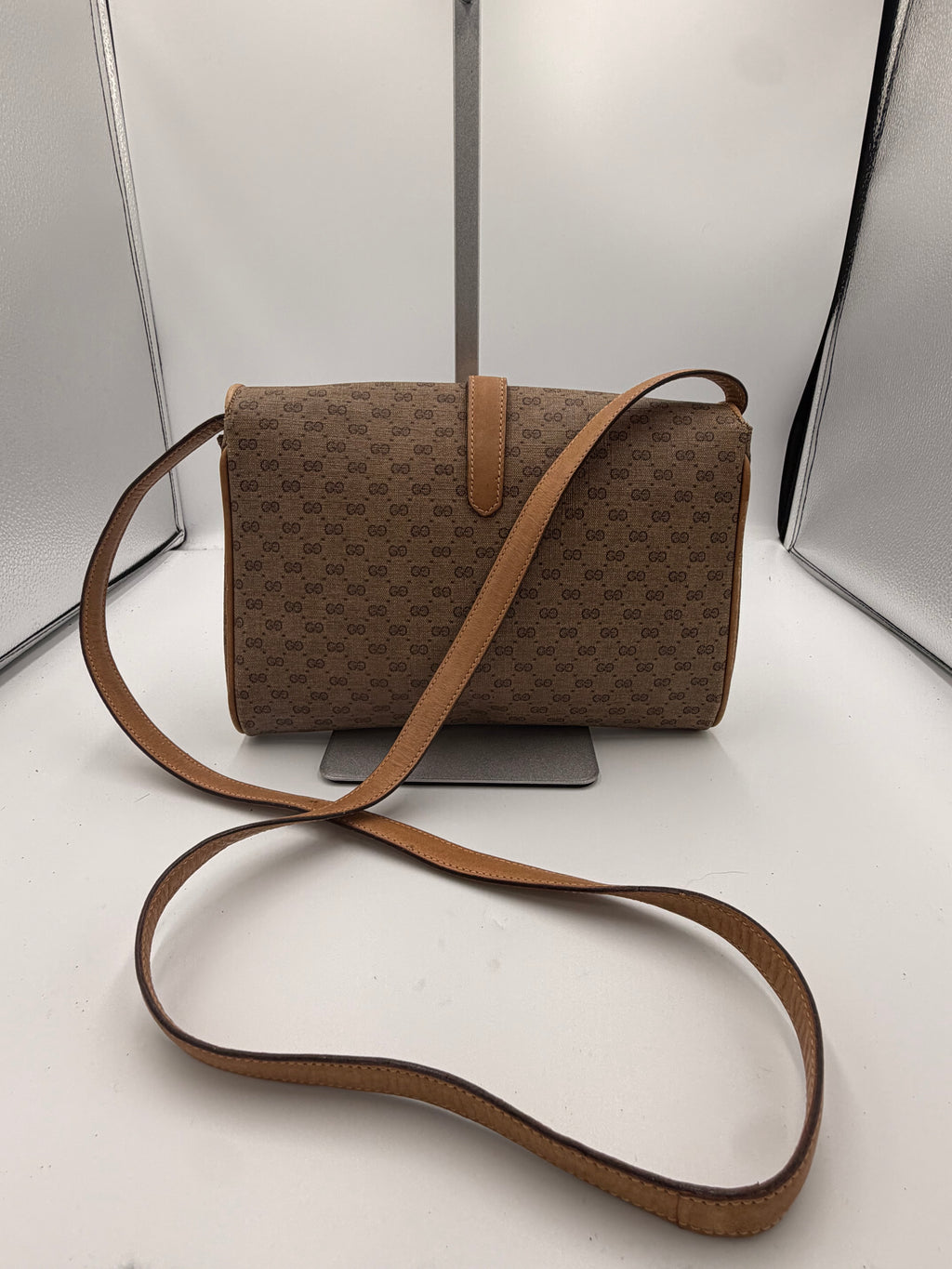 Gucci Vintage Micro GG Crossbody Shoulder Bag