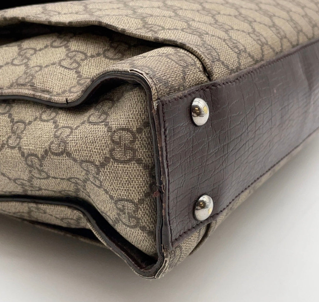Gucci GG Supreme Canvas Briefcase