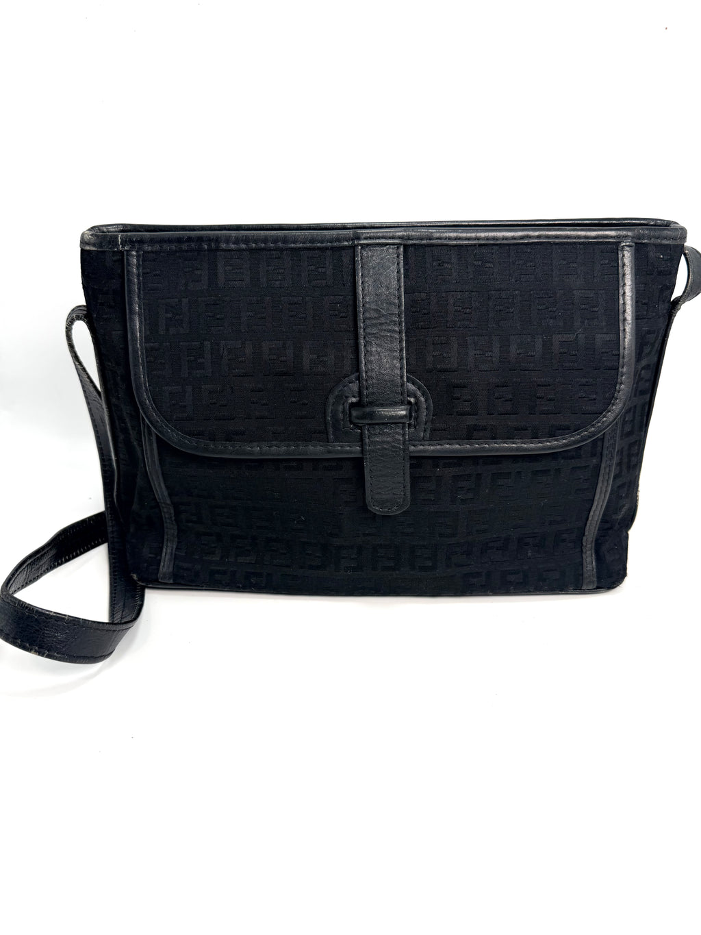 Fendi Black Monogram Shoulder Bag