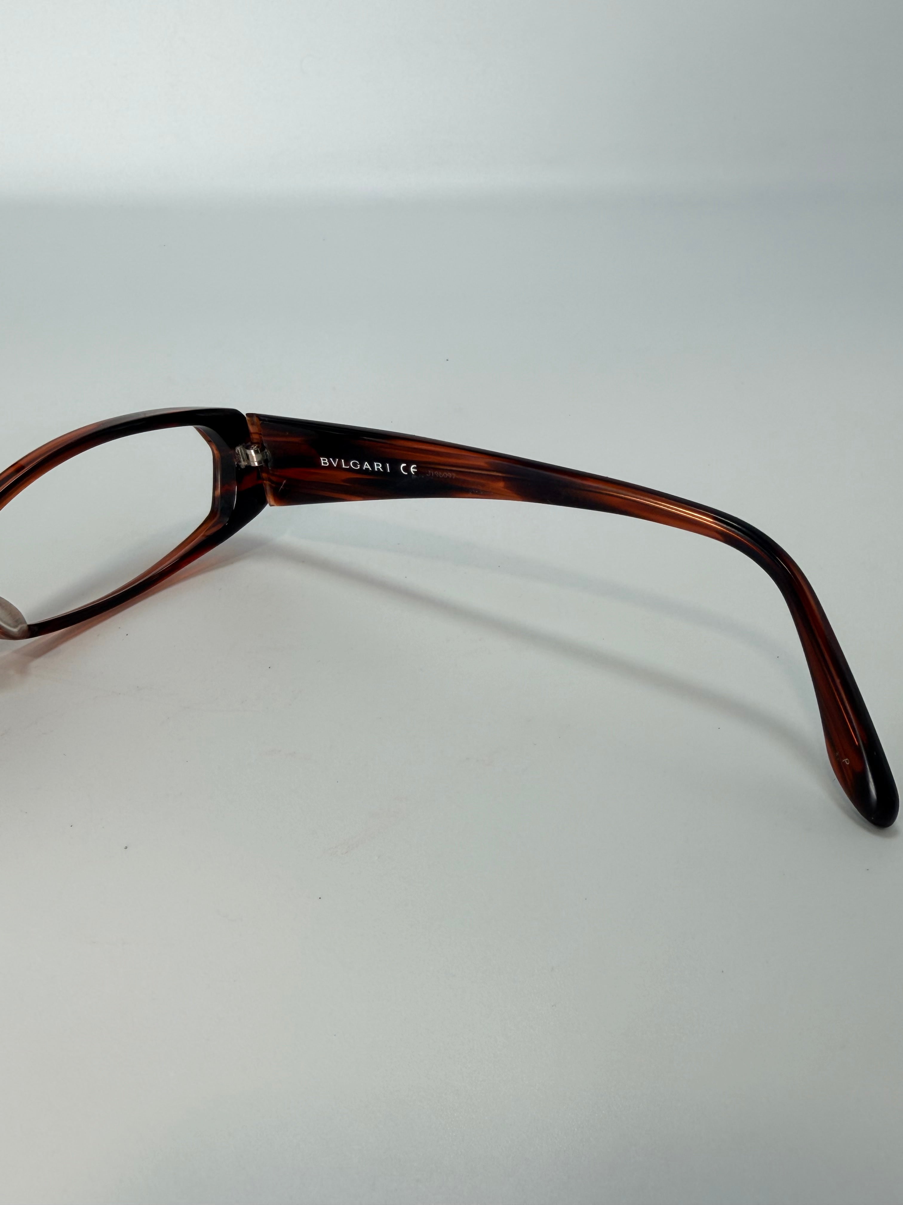 Bvlgari Rectangular Optical Frames