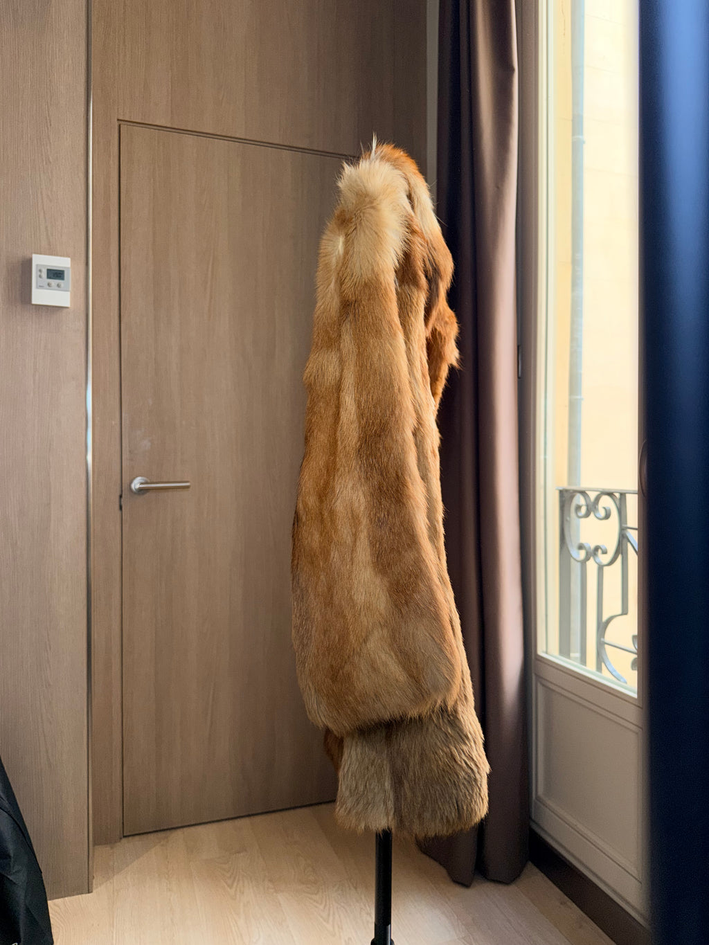 Vintage Golden Fox Fur Coat – S - 022