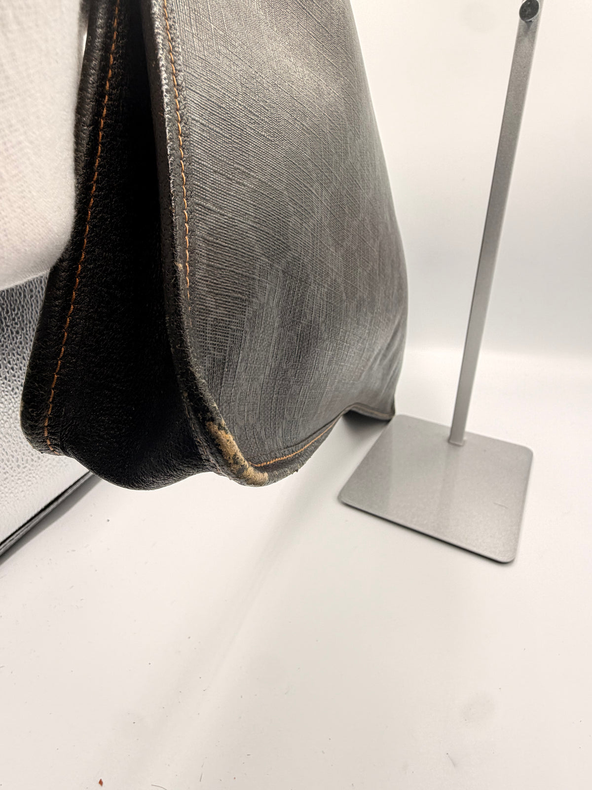 Gucci GG Web Stripe Portfolio Clutch / Document Carrier