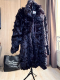 Vintage Black Persian Lamb Fur Coat – XL/1X - 022