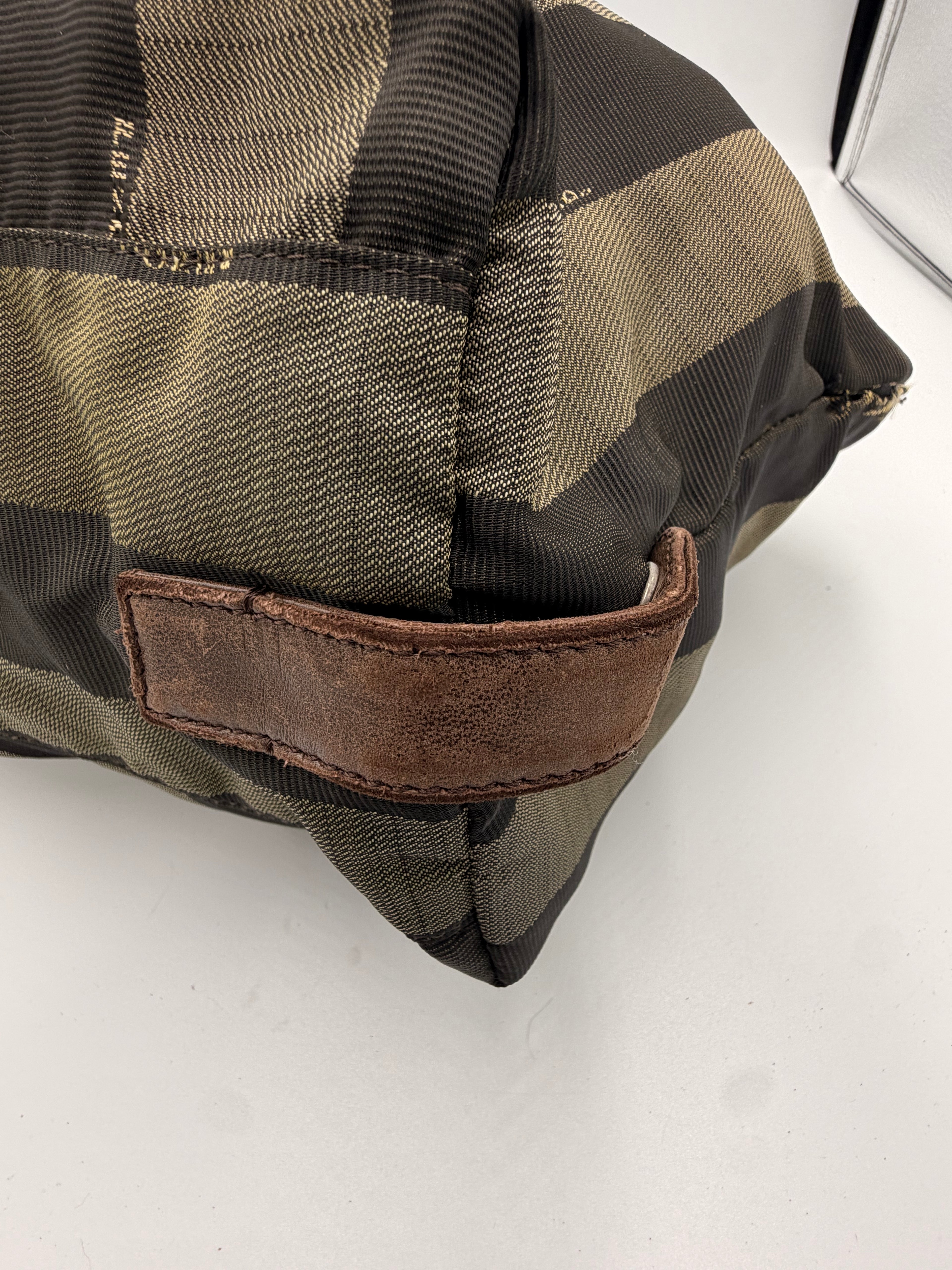 Fendi Pequin Stripe Tote Bag