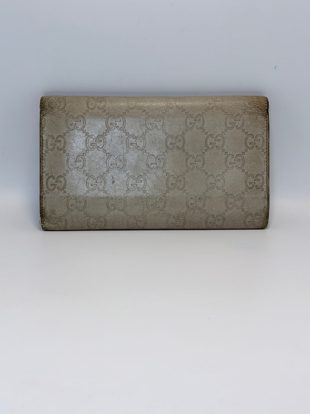 Vintage Gucci GG Monogram Long Wallet