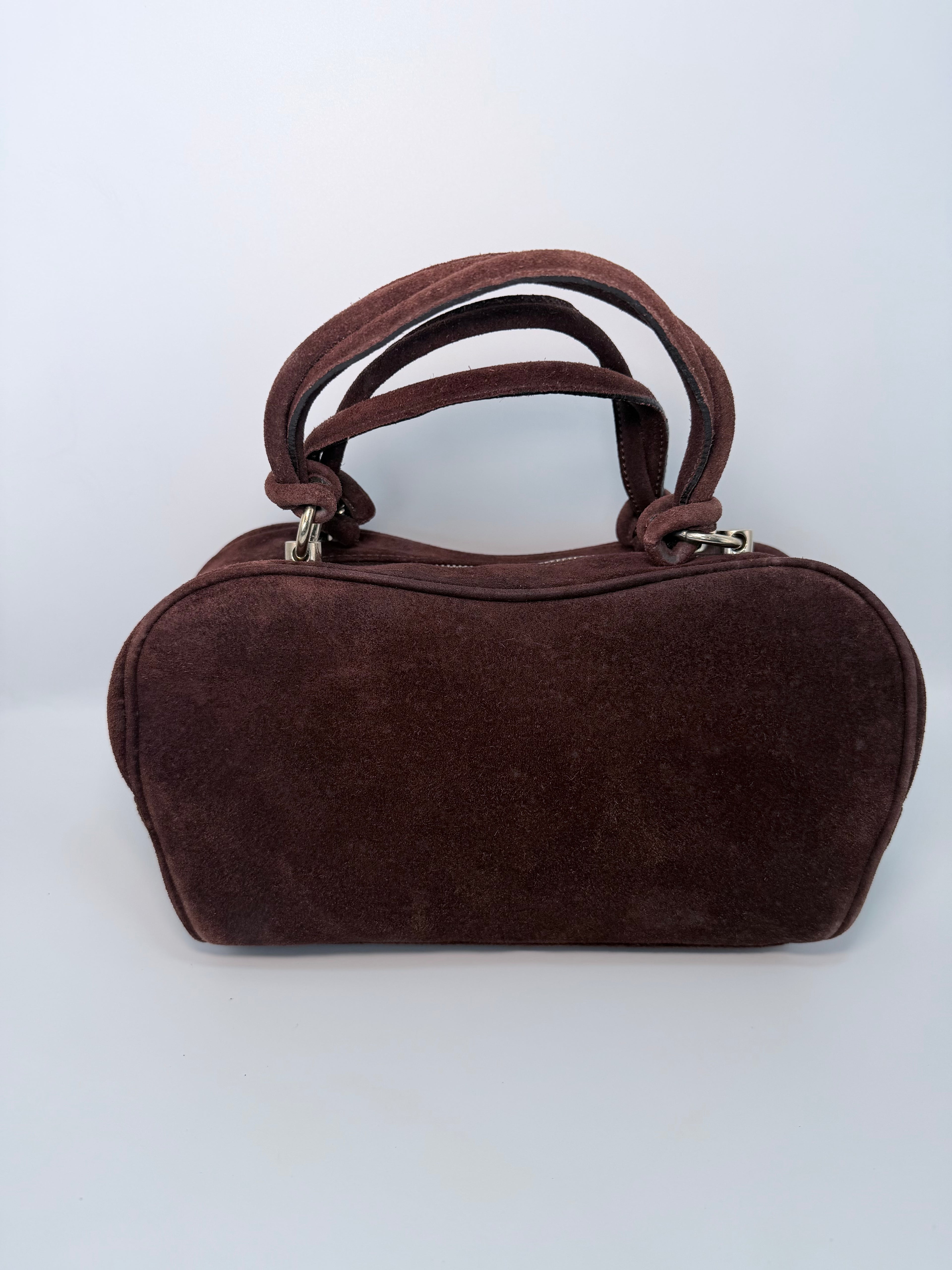 Vintage Escada Suede Heart Bag