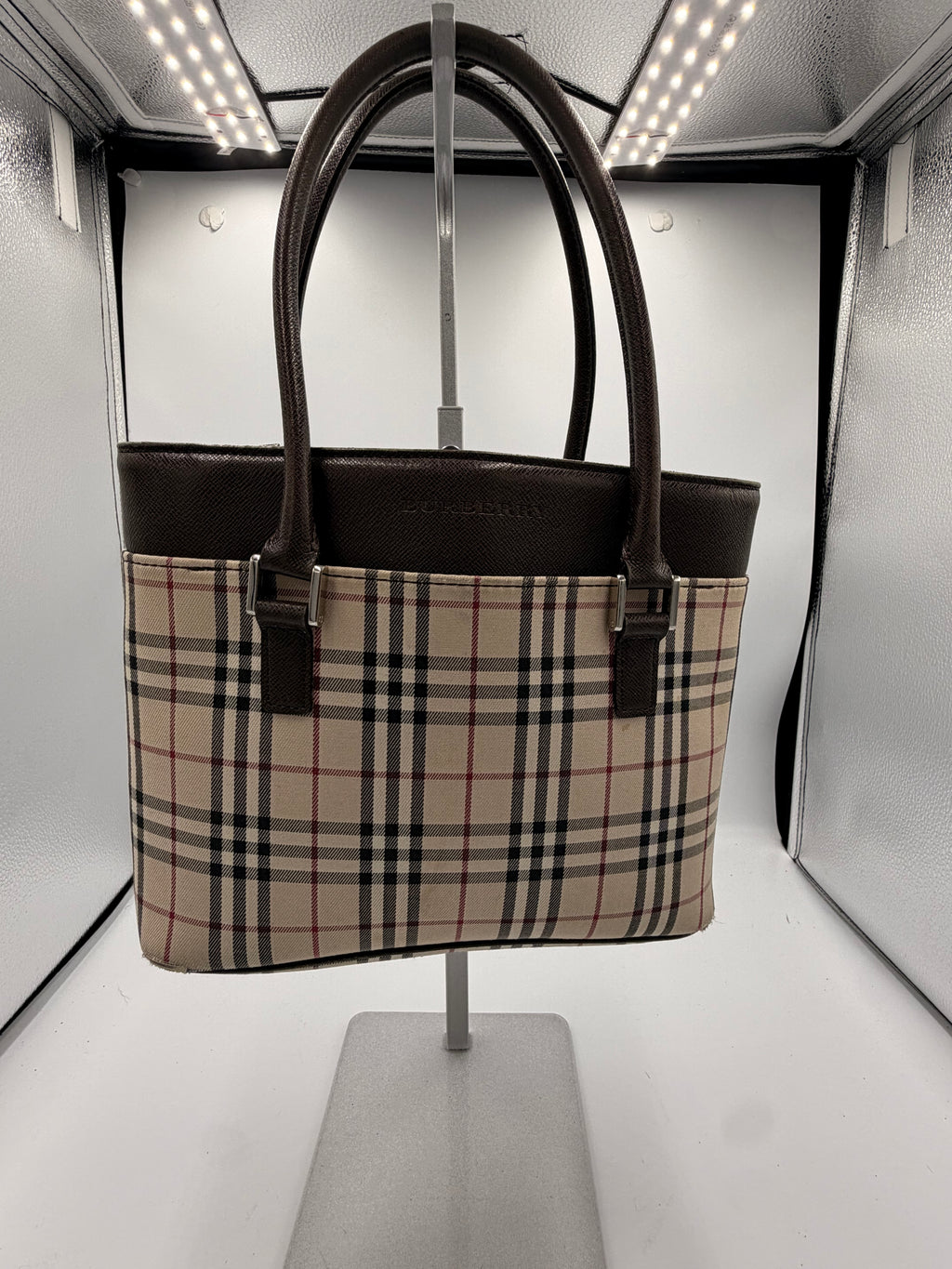 Burberry Nova Check Small Tote