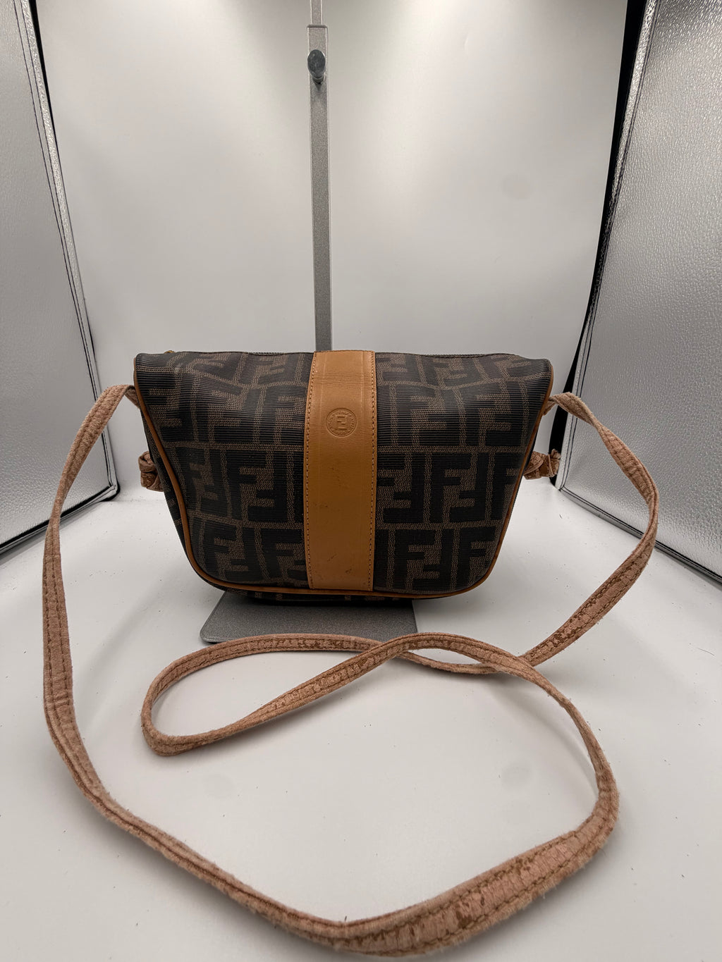 Fendi Zucca Monogram Crossbody Bag