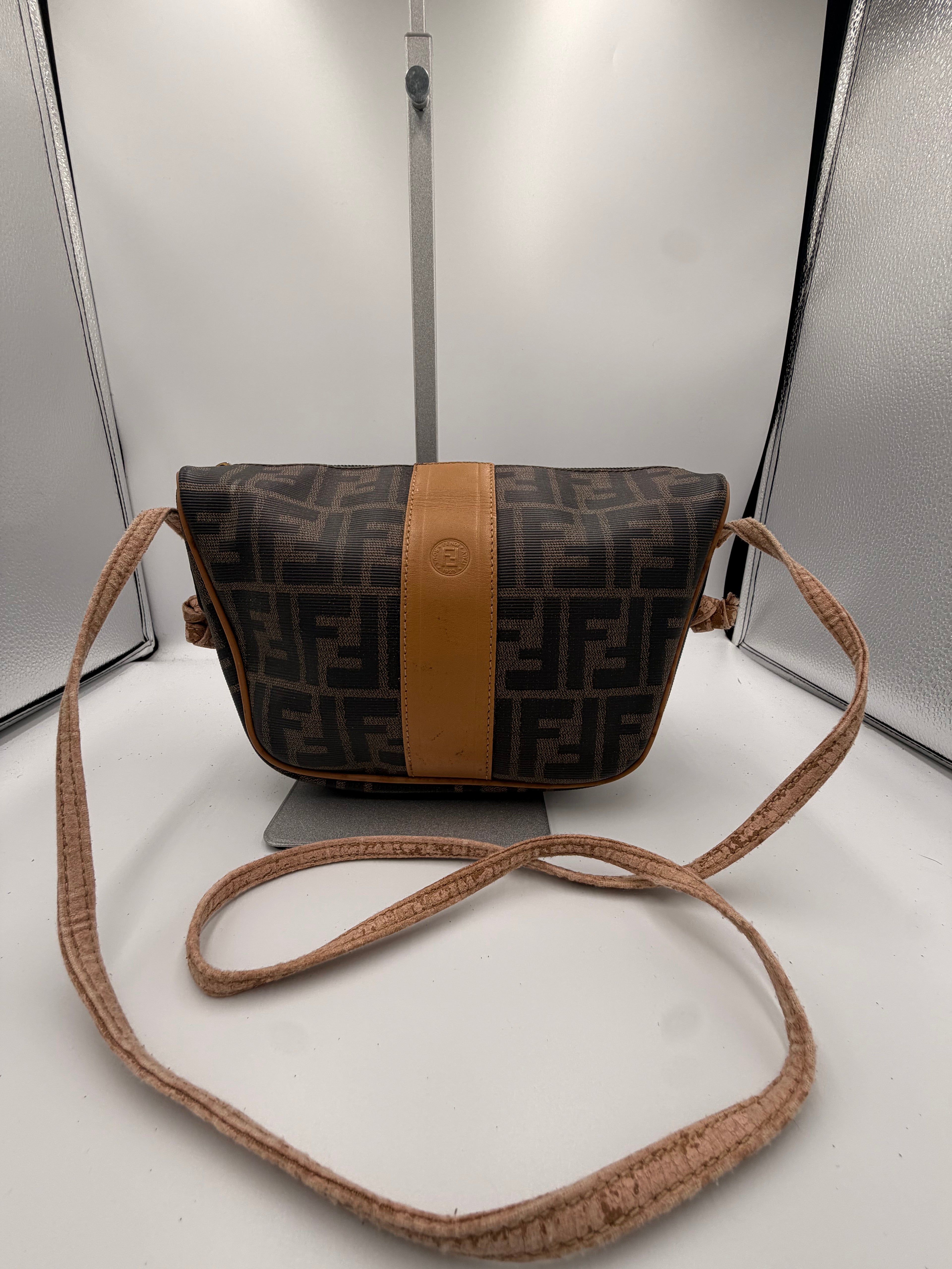 Fendi Zucca Monogram Crossbody Bag