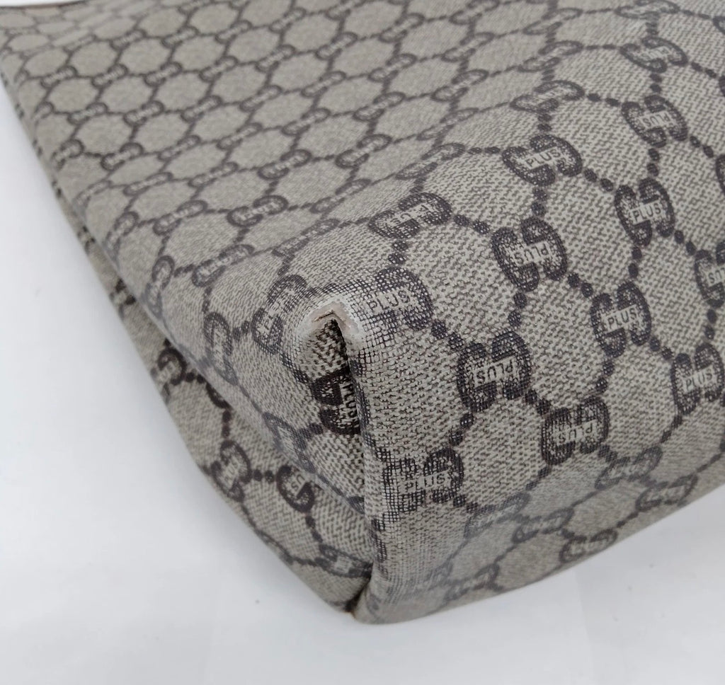 Gucci Plus GG Supreme Web Tote/ Travel Bag
