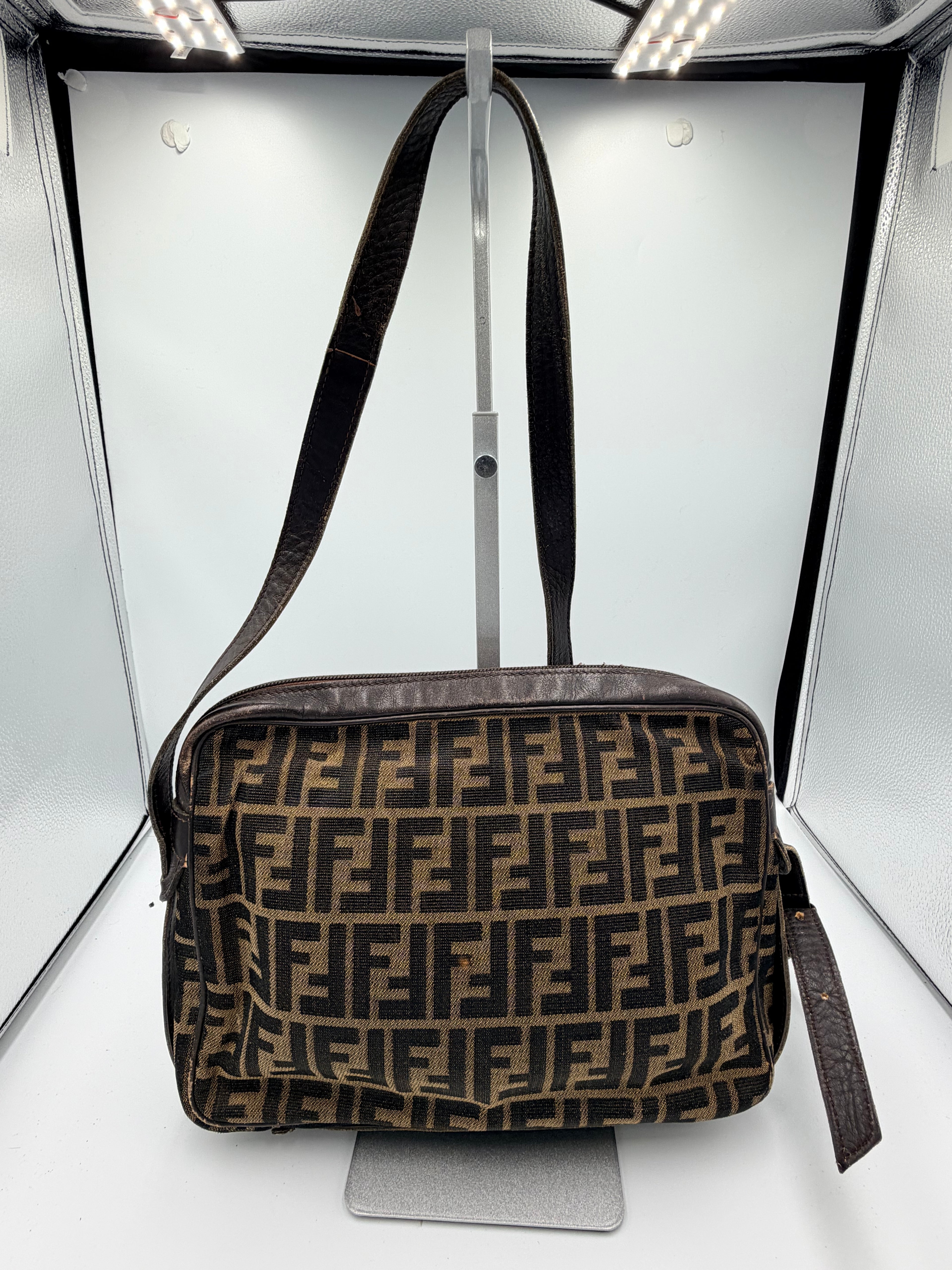 Fendi Zucca Crossbody/ Shoulder Bag