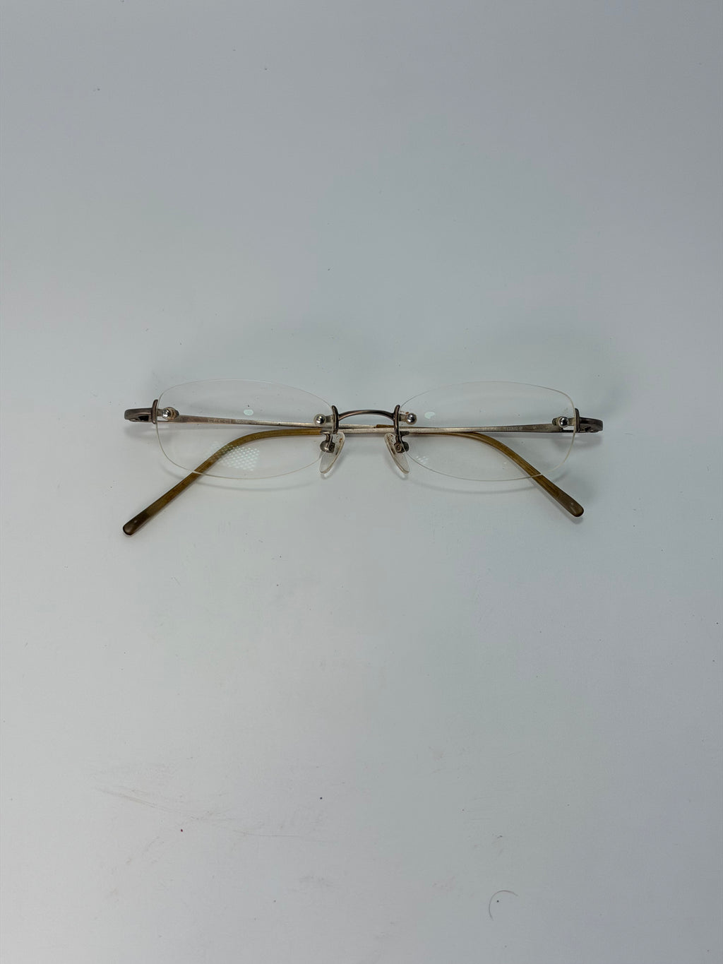 Gucci Rimless Eyeglass Frames – Silver Tone