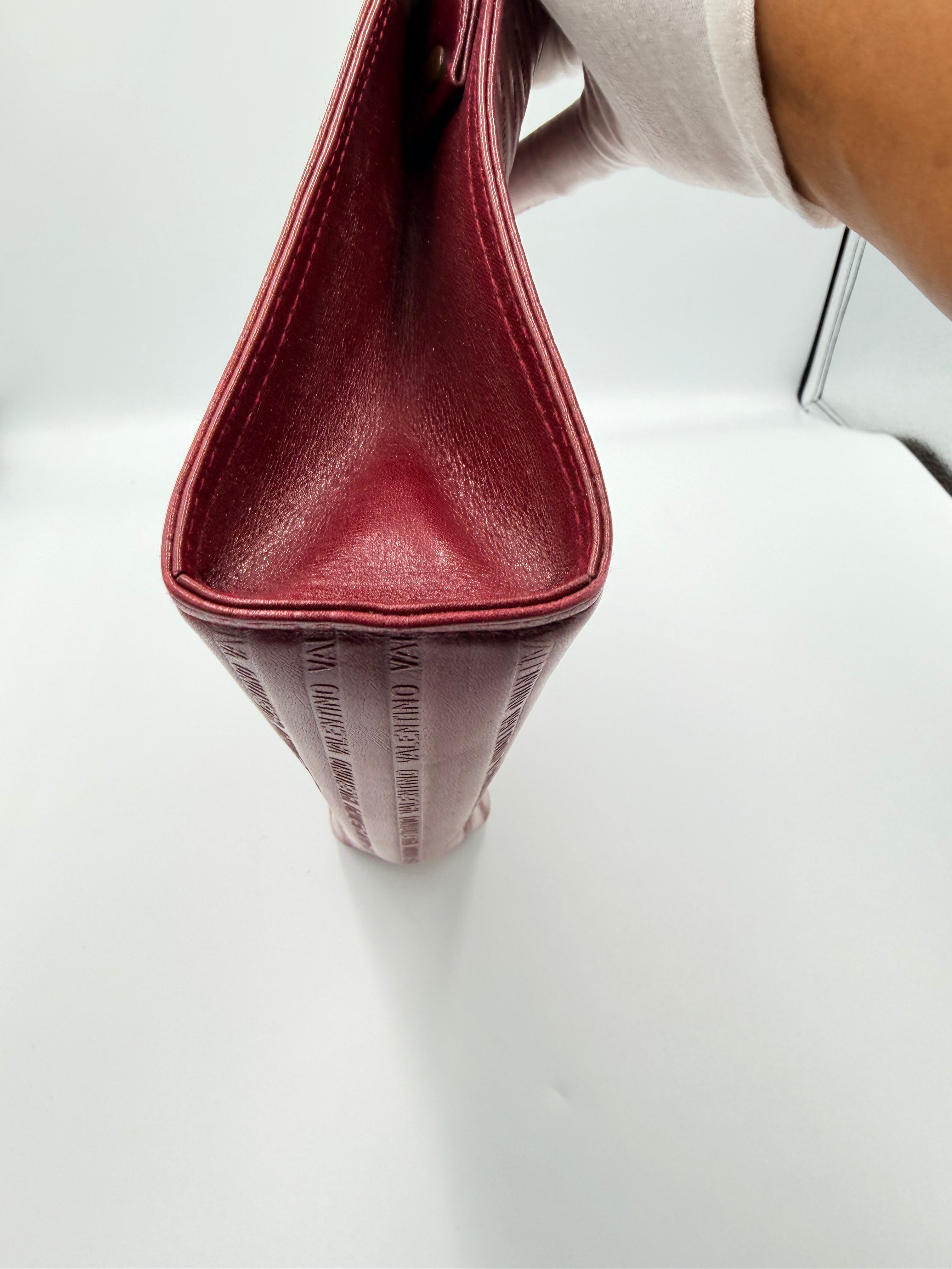 Valentino Vintage Logo Clutch - Red