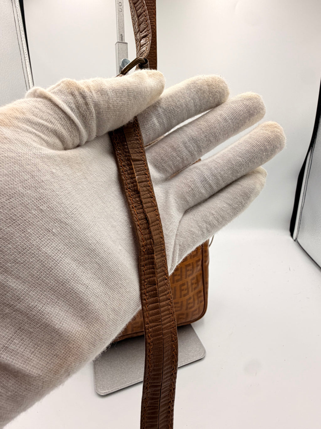 Fendi Zucca FF Crossbody Bag