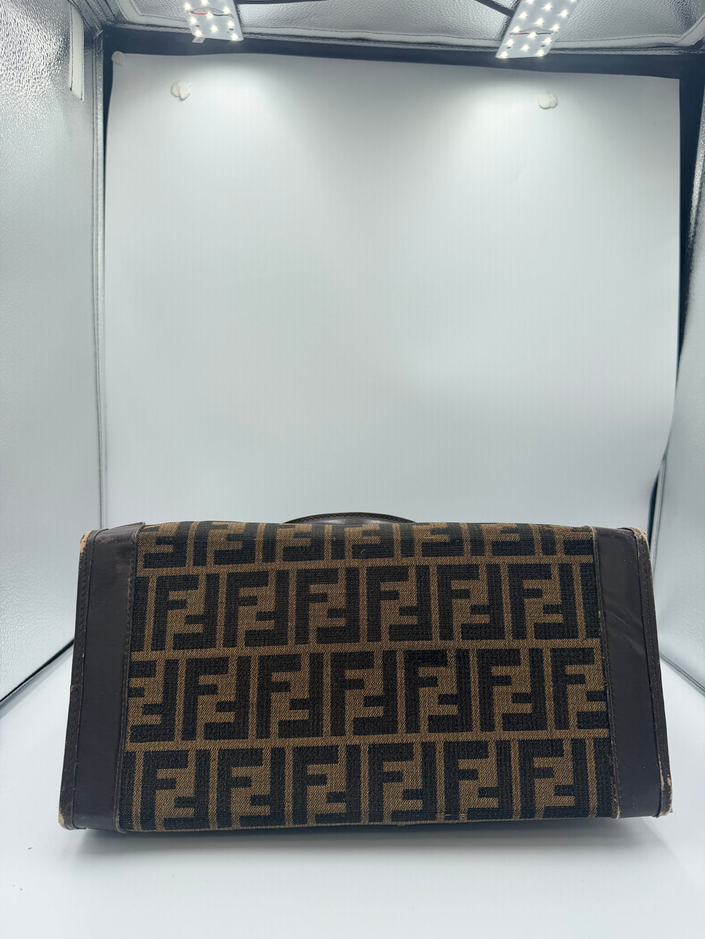 Fendi Zucca Monogram Tote Bag – Brown