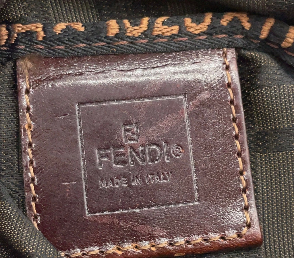 Fendi Zucca Mini Hobo Bag