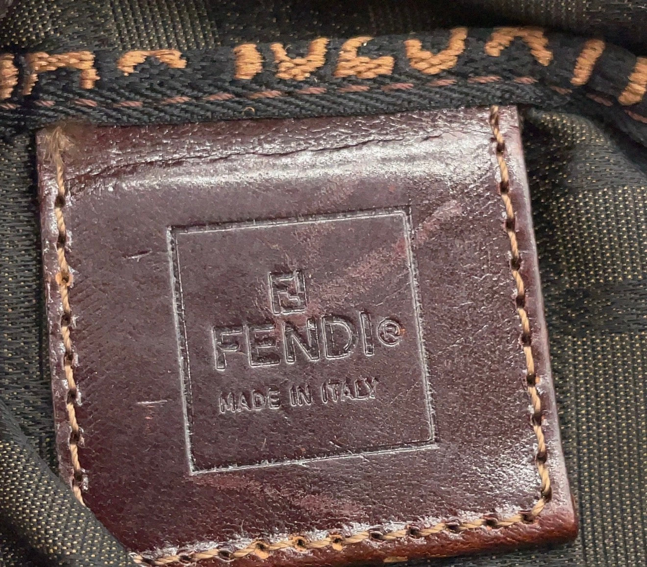 Fendi Zucca Mini Hobo Bag