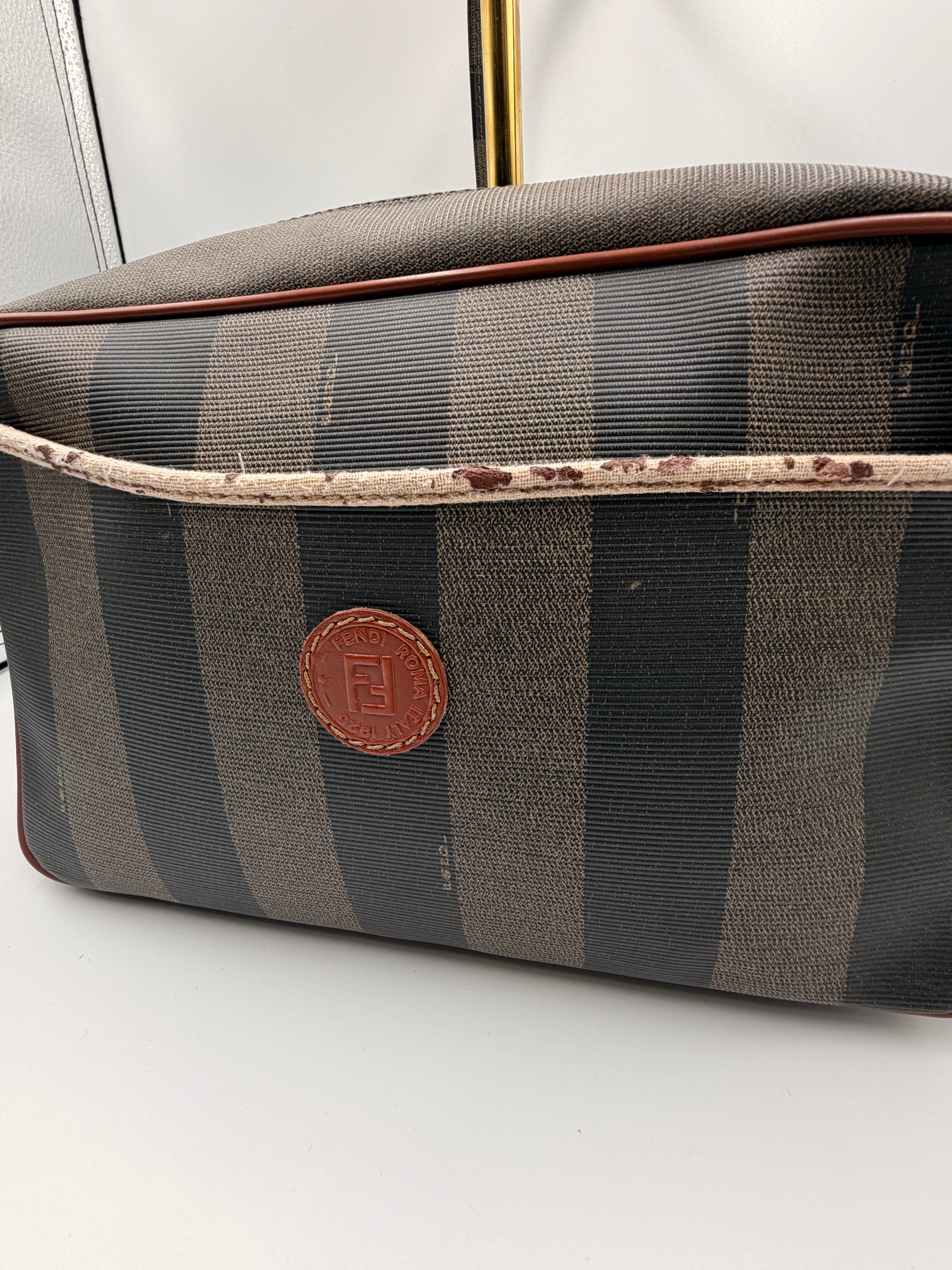 Fendi Pequin Crossbody Bag