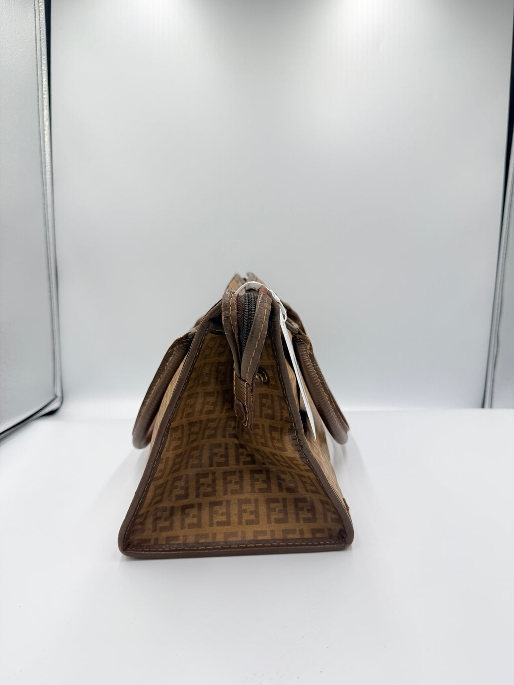 Fendi Zucca Triangle Tote Bag