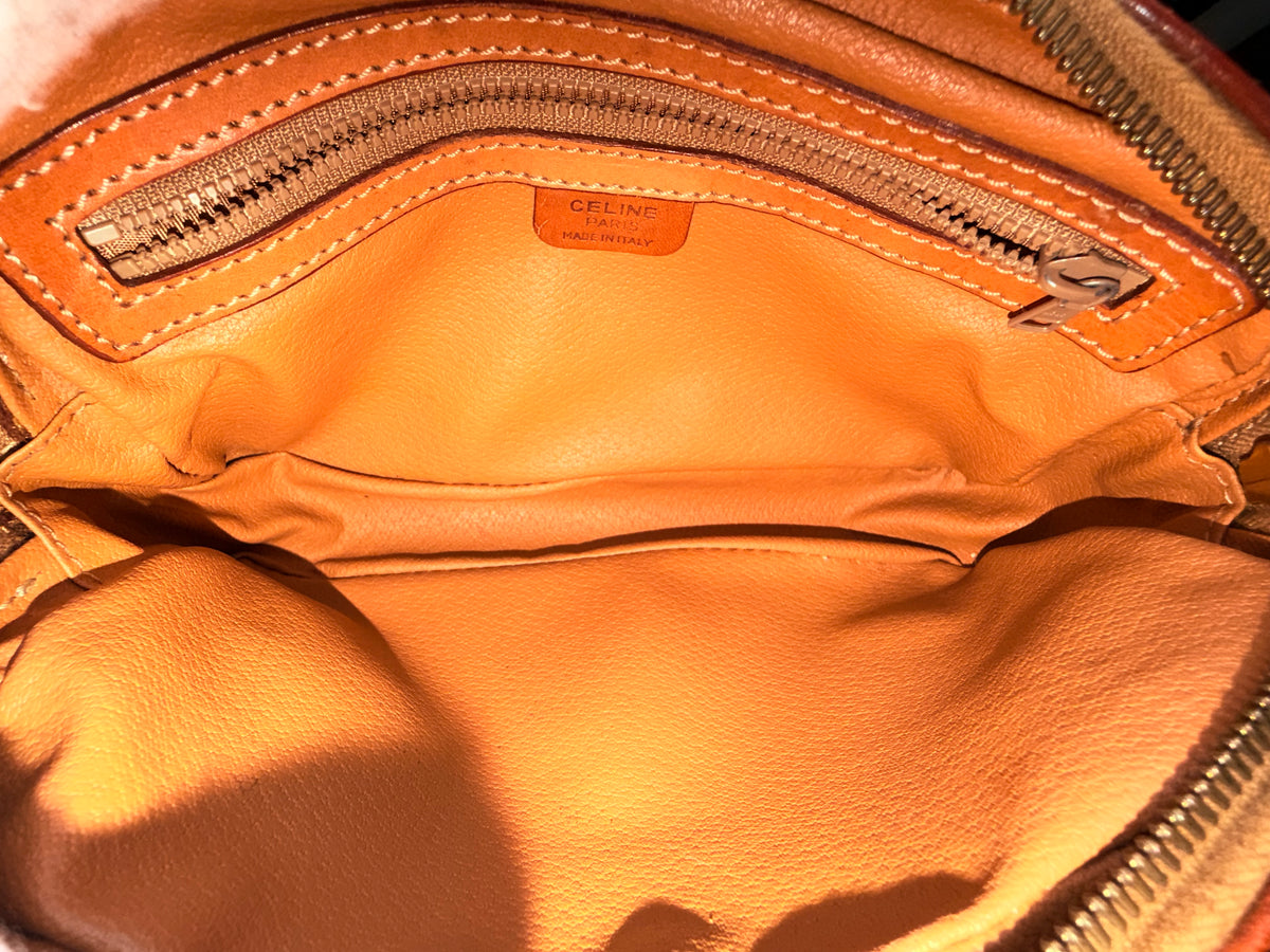 Celine Vintage Macadam Crossbody Camera Bag