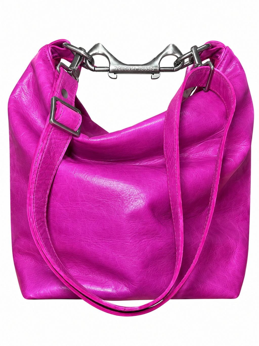 Pierre Laborde One-of-One Hot Pink Pony Hair & Leather Bag