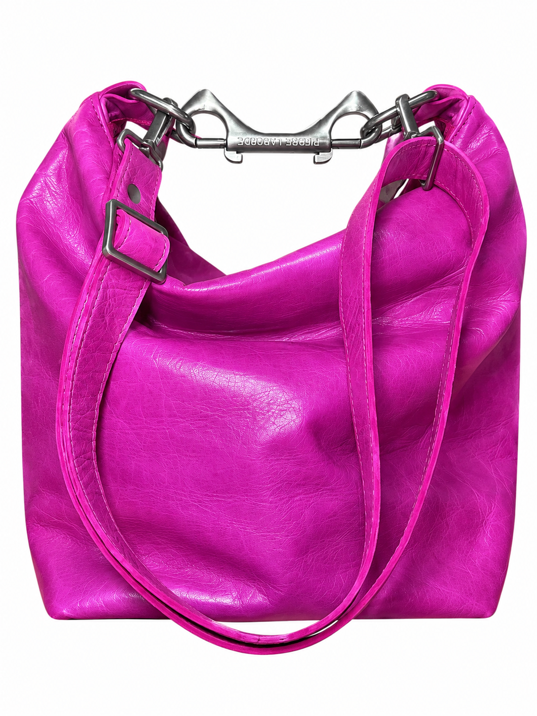 Pierre Laborde One-of-One Hot Pink Pony Hair & Leather Bag