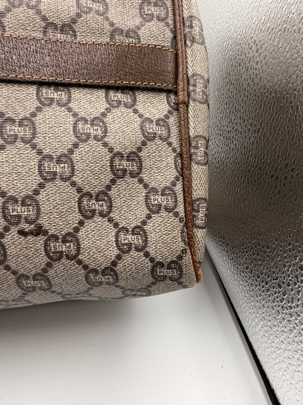 Gucci Monogram Boston Bag