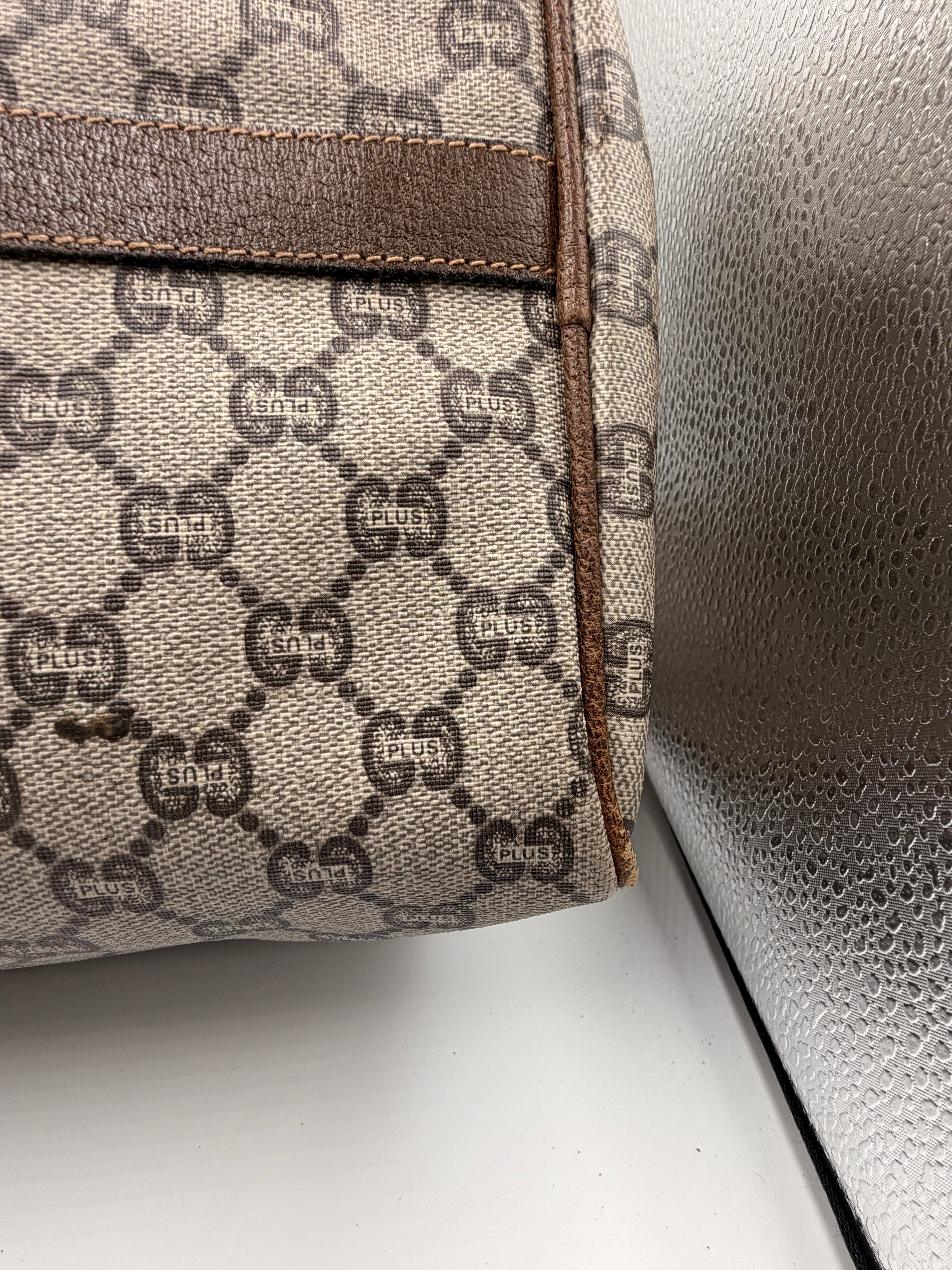 Gucci Monogram Boston Bag