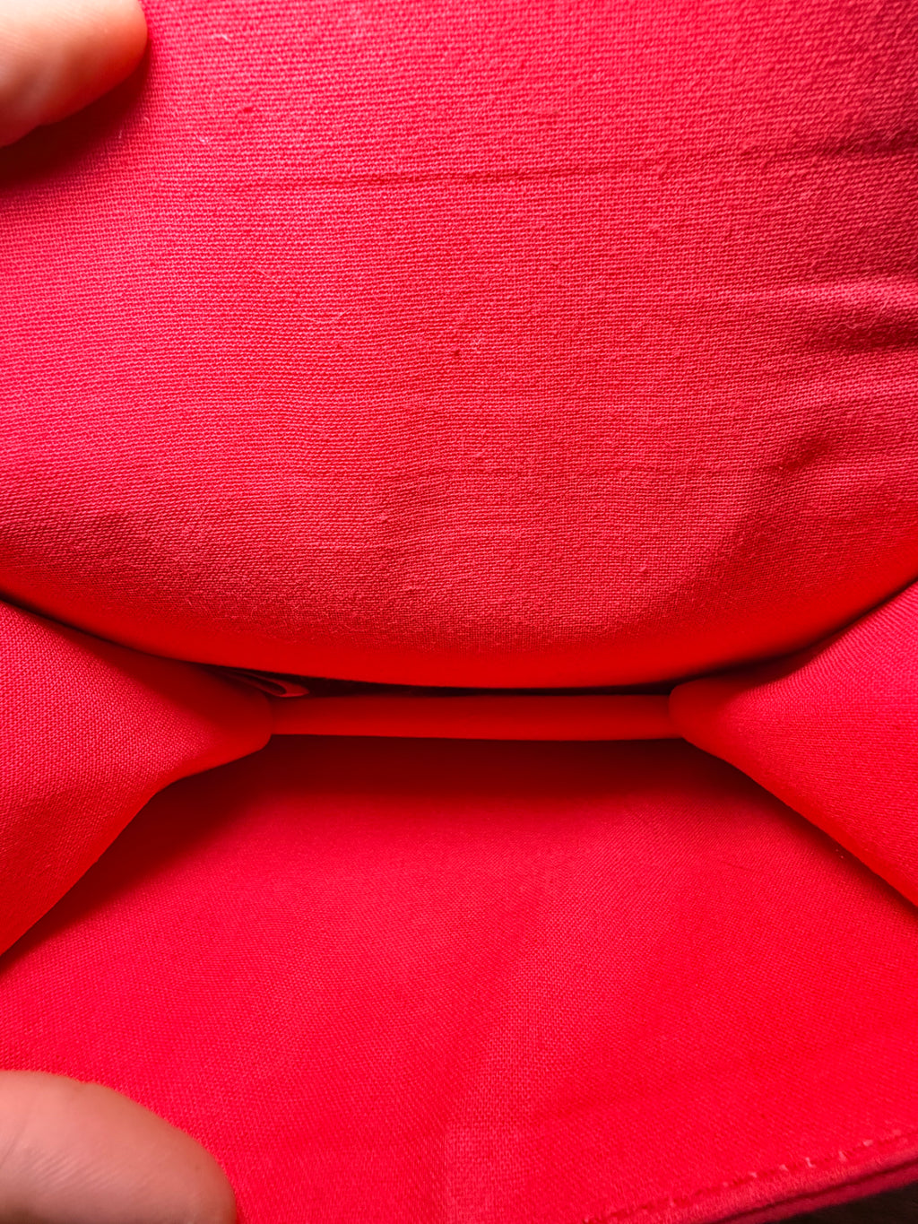 Givenchy Red Nylon Pouch