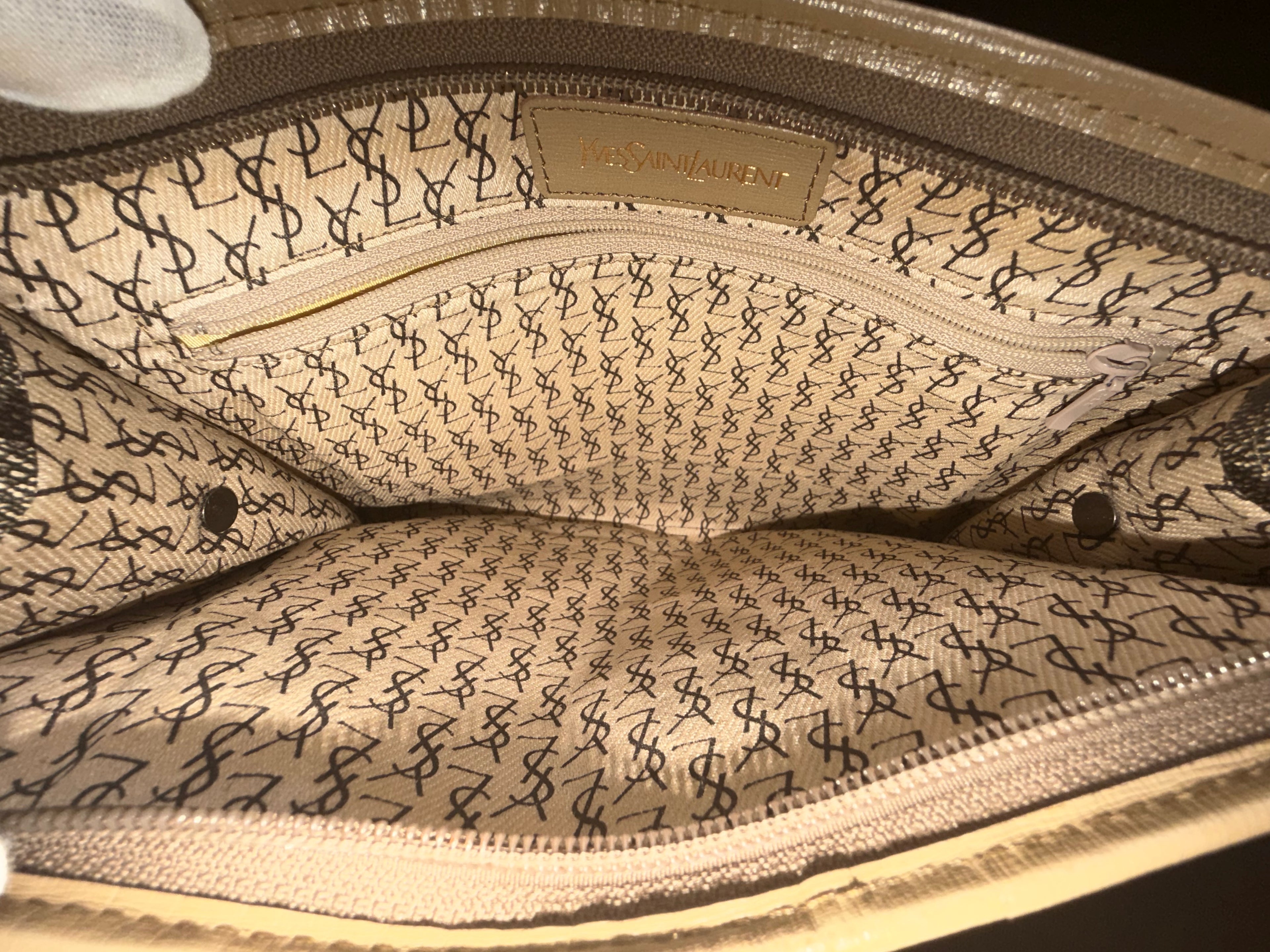 Yves Saint Laurent YSL Monogram Clutch Bag