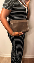 Valentino Garavani V-Logo Monogram Clutch