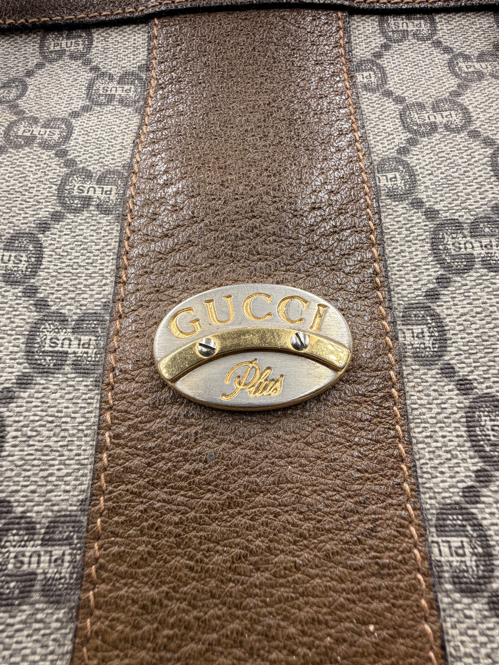 Gucci Monogram Boston Bag